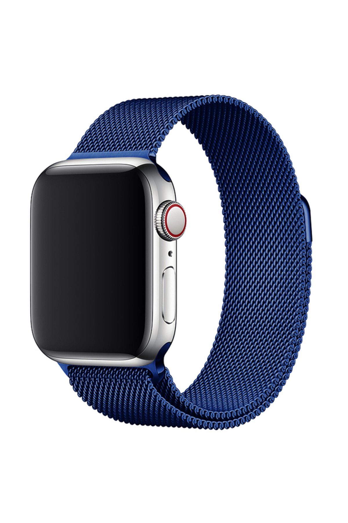 Newface Apple Watch 45mm Star Kordon - Gri-Siyah