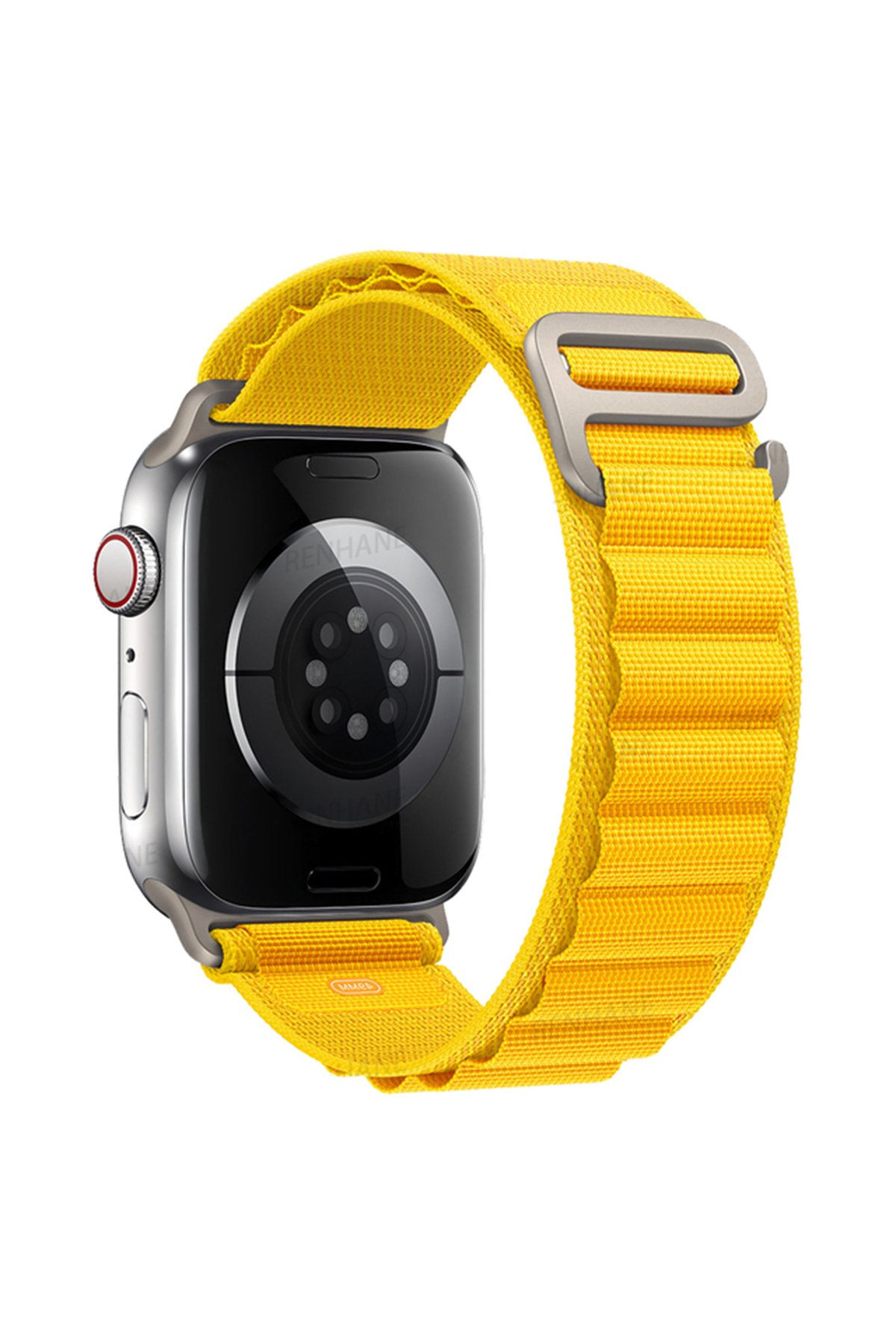 Newface Apple Watch 45mm Metal Baklalı Kordon - Siyah