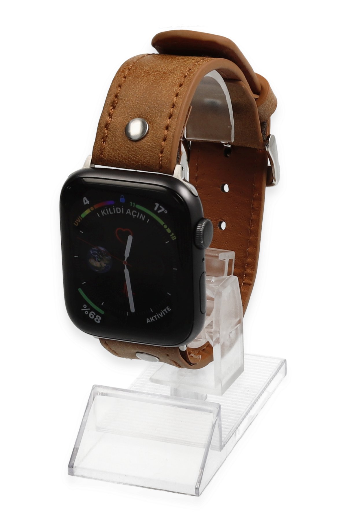 Newface Apple Watch 45mm KR413 Fine Steel Kordon - Yıldız Işığı