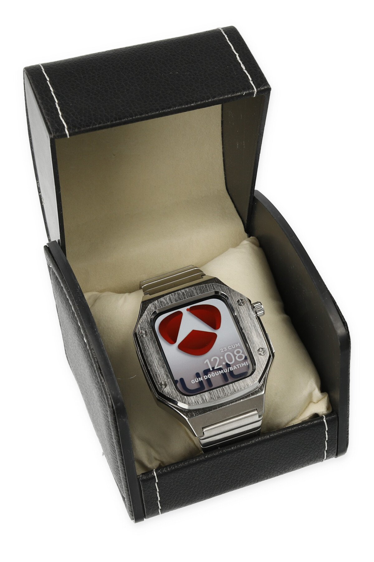 Newface Apple Watch 45mm Made Metal Kordon - Siyah