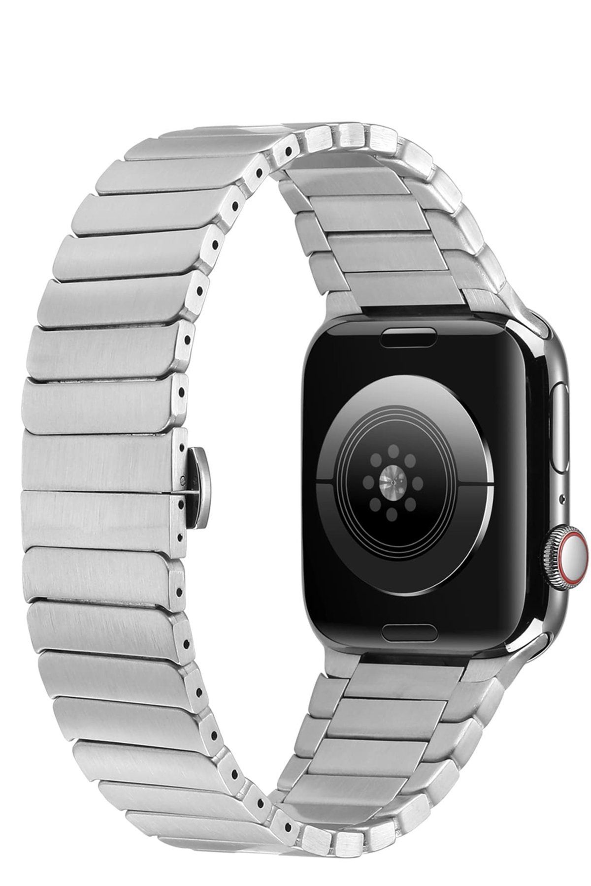 Newface Apple Watch Ultra 49mm Magnus Mıknatıslı Silikon Kordon - Yıldız Işığı