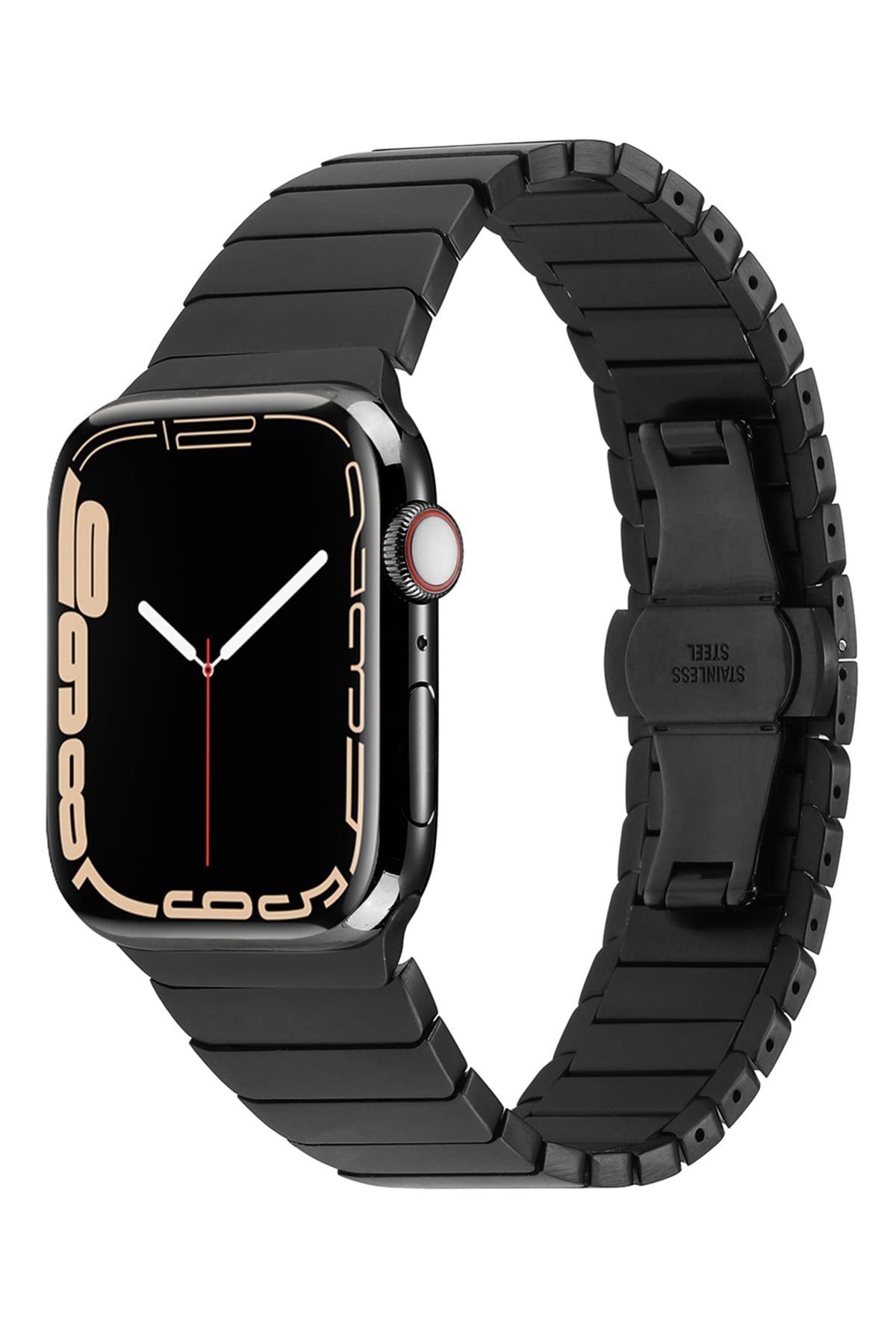Newface Apple Watch Ultra 49mm Starry Taşlı Kordon - Pudra