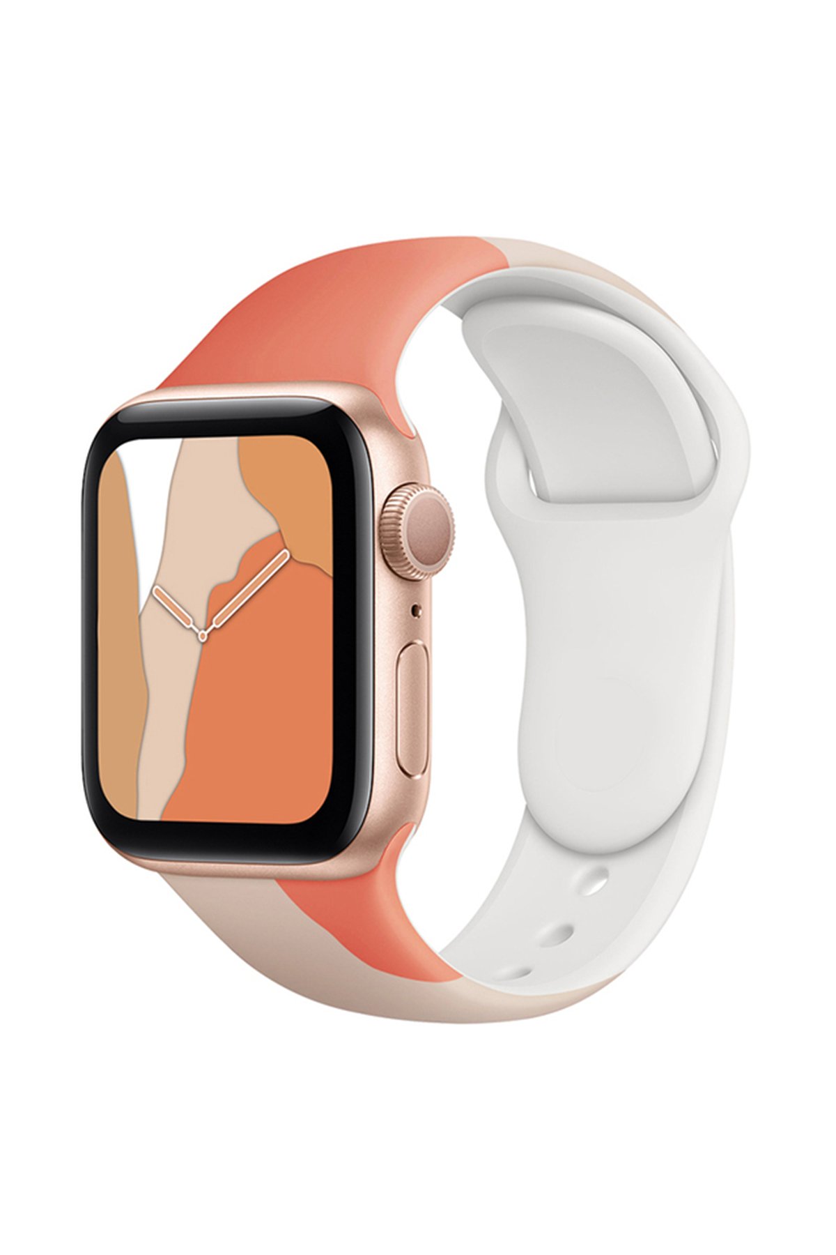 Newface Apple Watch 42mm Mountain Kordon - Turuncu