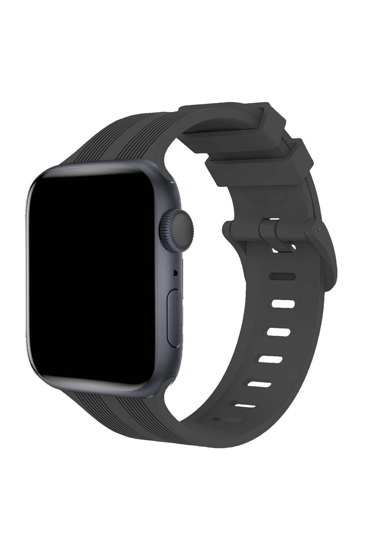 Newface Apple Watch Ultra 49mm Alüminyum Kasa Cam Ekran Koruyucu - Gri