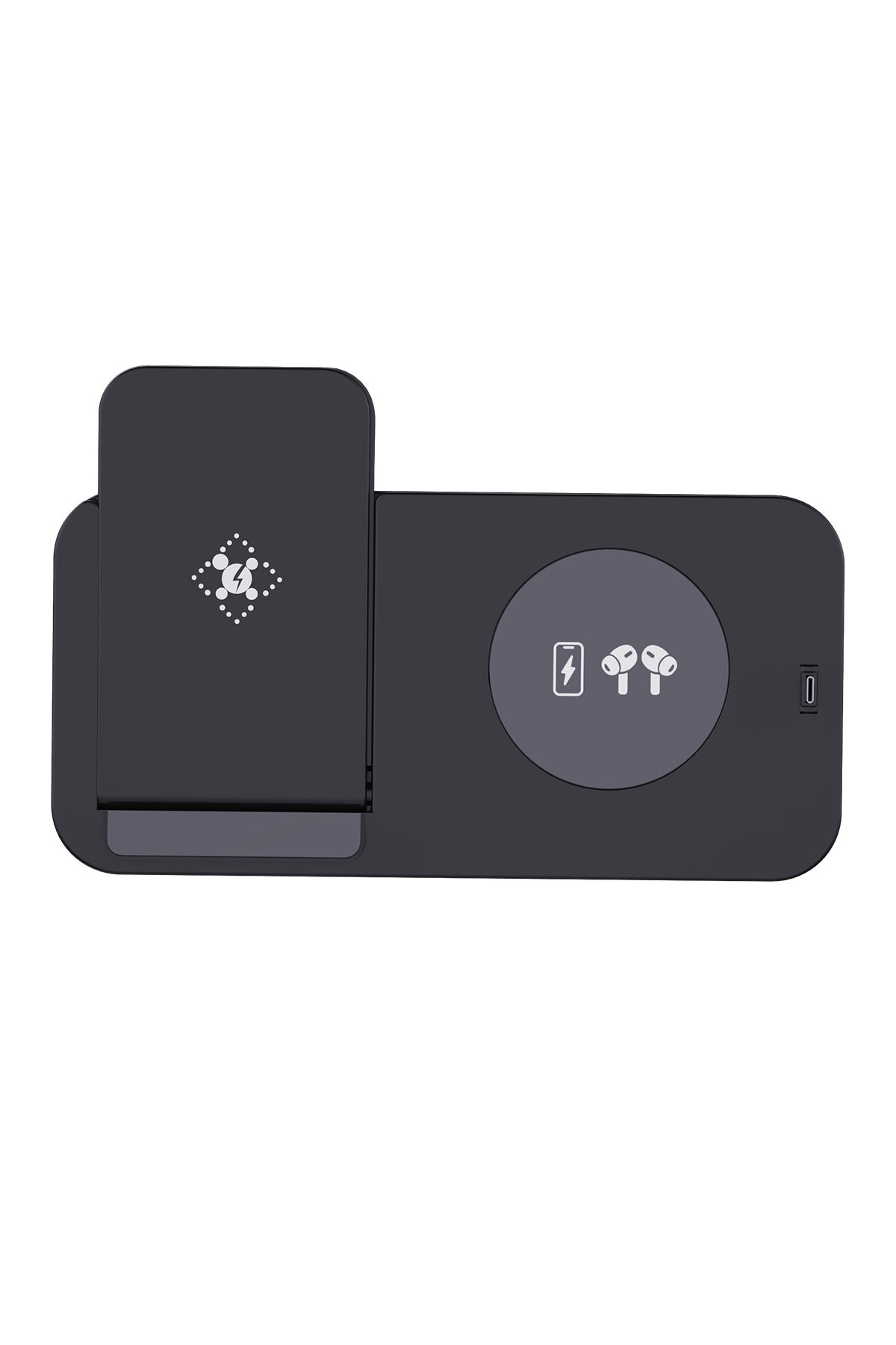 Newface Kickstand Taşlı Magsafe Stand - Beyaz