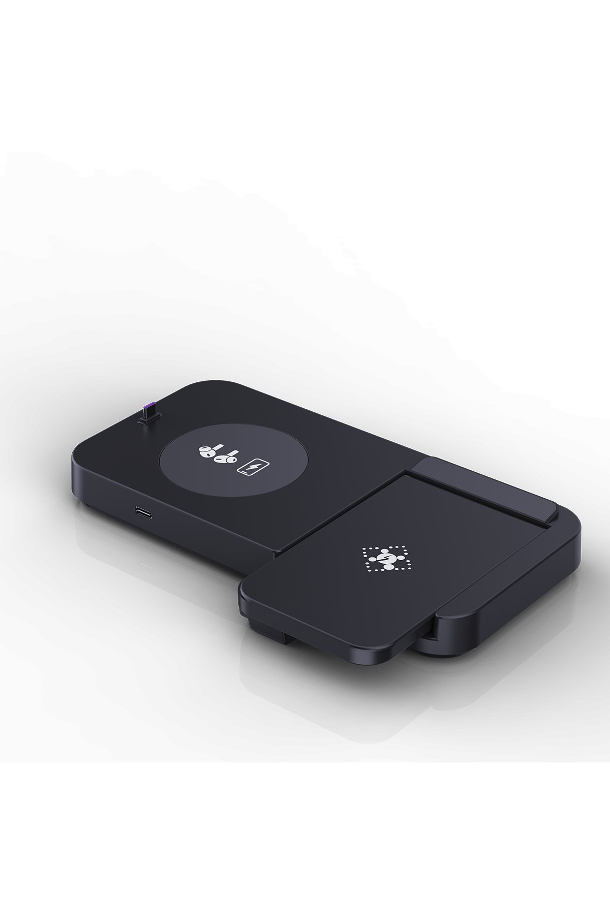 Newface Kickstand Taşlı Magsafe Stand - Beyaz