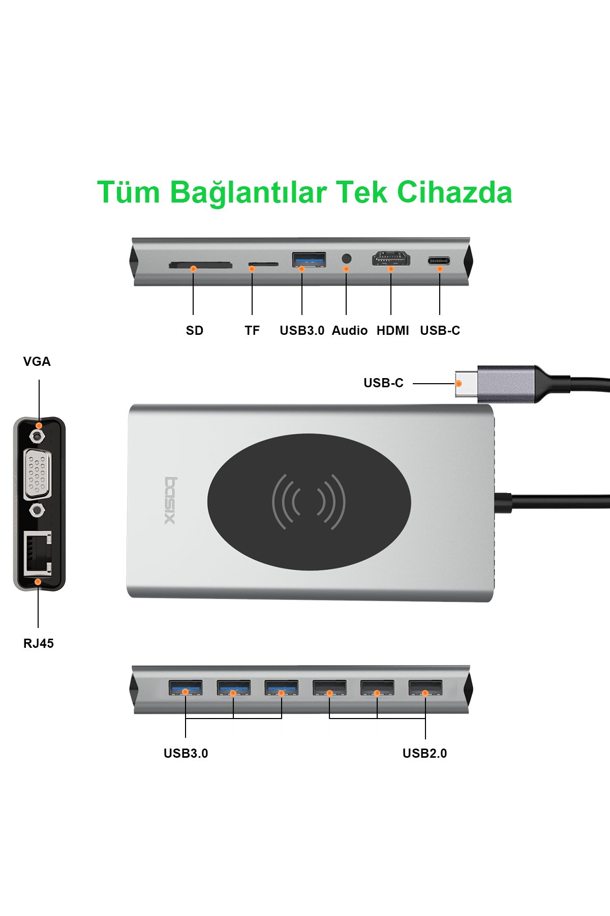 Newface LS-09 Bluetooth 5.3 TWS Kablosuz Airpods Kulaklık - Yeşil