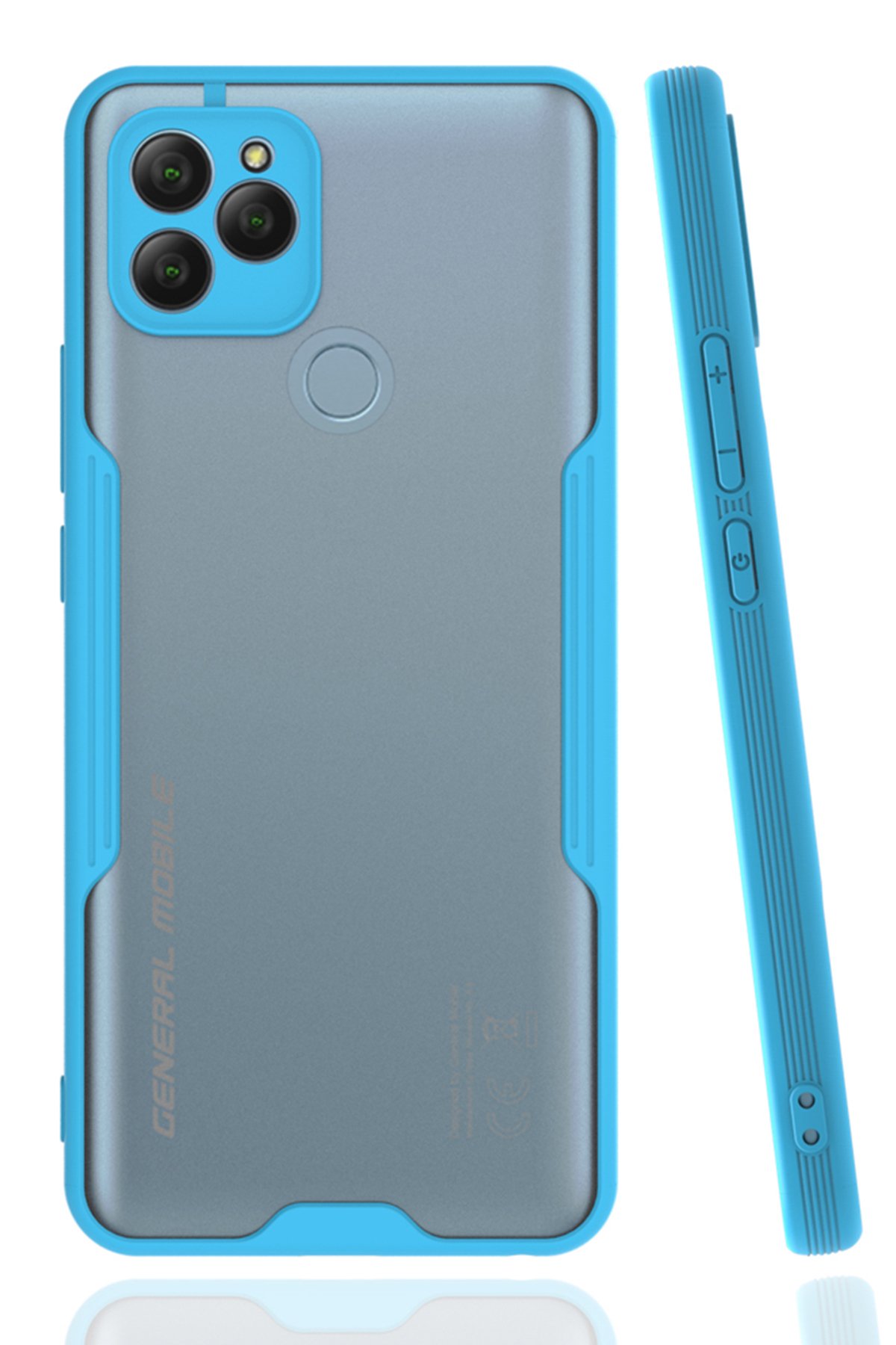 Newface General Mobile GM 21 Kılıf Nano içi Kadife Silikon - Turuncu
