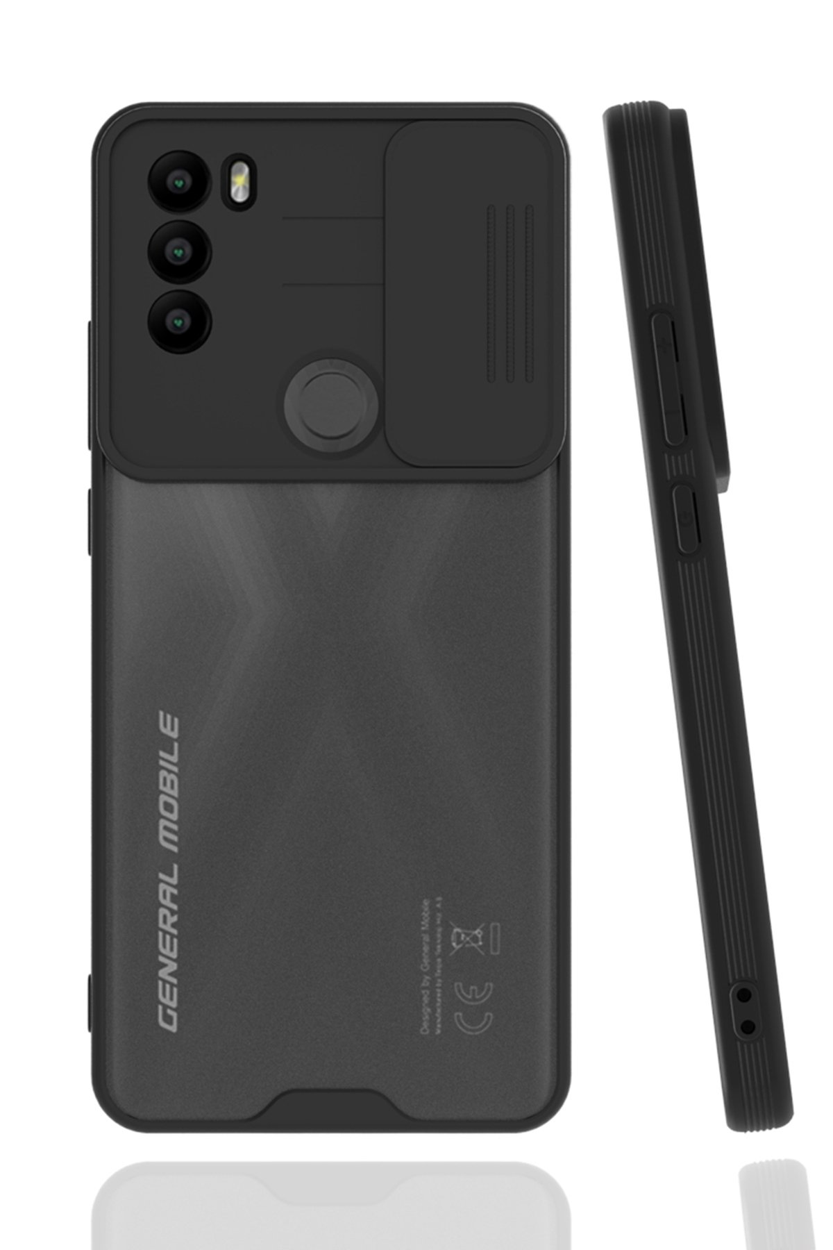 Newface General Mobile GM 21 Plus Kılıf Nano içi Kadife  Silikon - Turuncu