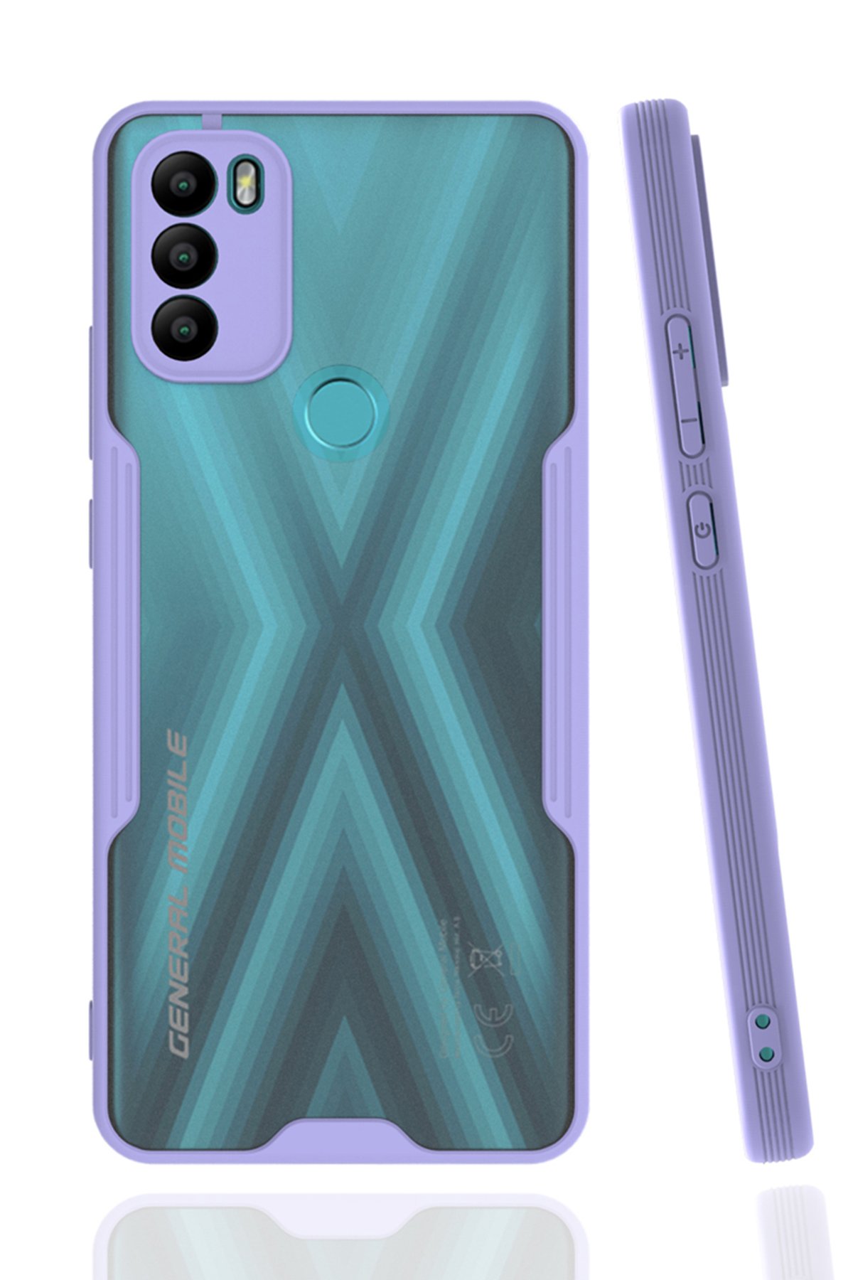 Newface General Mobile GM 21 Plus Kılıf Platin Silikon - Kırmızı