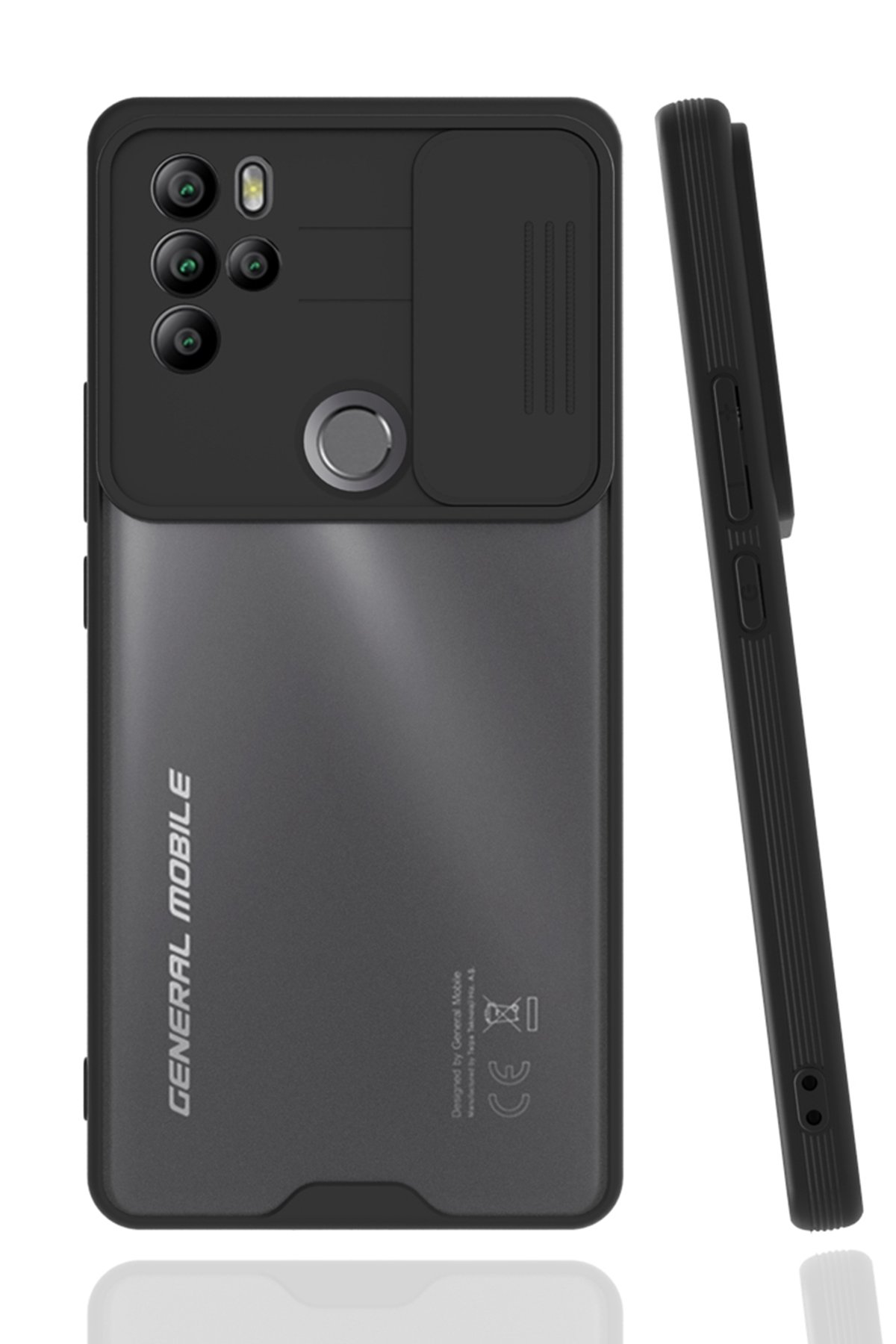 Newface General Mobile GM 21 Pro Kılıf Nano içi Kadife  Silikon - Kırmızı