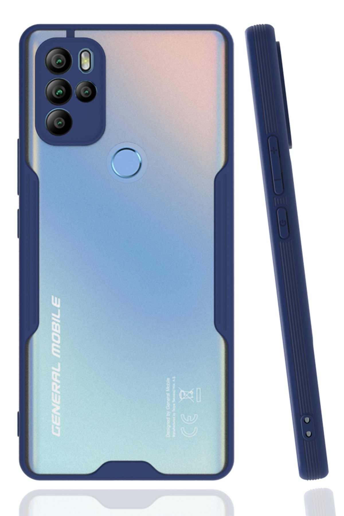 Newface Omix X500 Kılıf Nano içi Kadife Silikon - Mavi