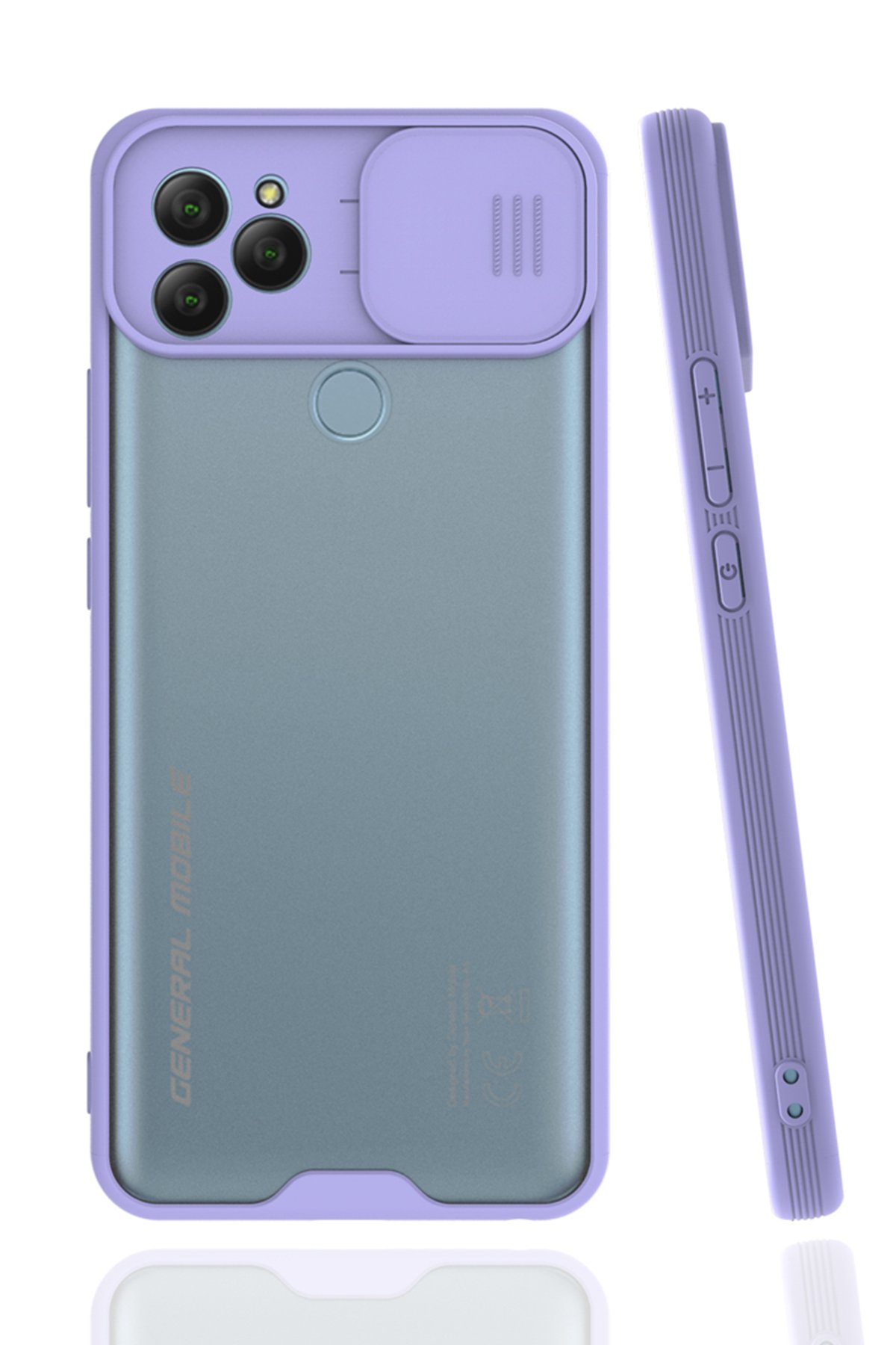 Newface General Mobile GM 22 Kılıf Nano içi Kadife Silikon - Kırmızı