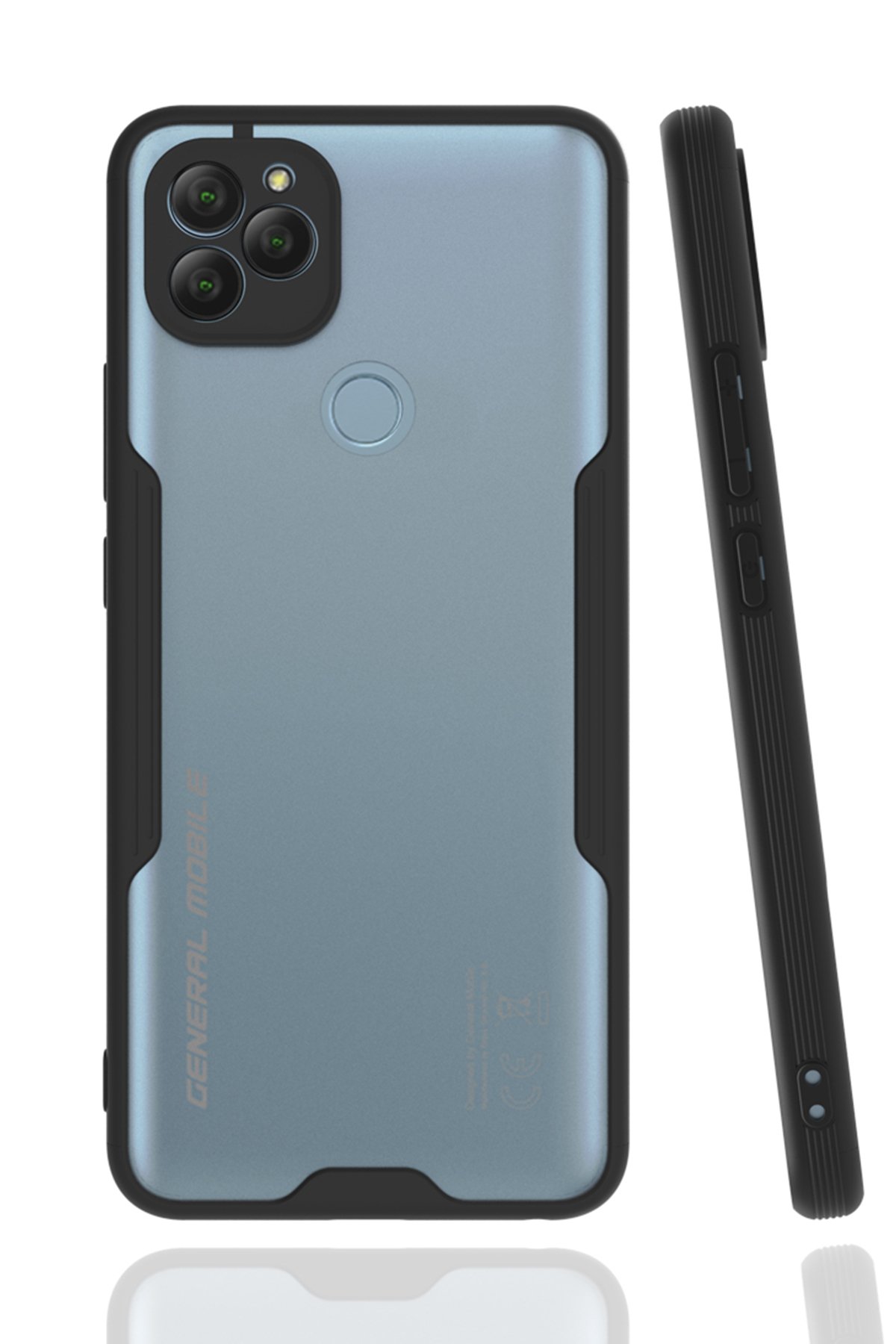 Newface General Mobile GM 22 Kılıf Nano içi Kadife  Silikon - Mor