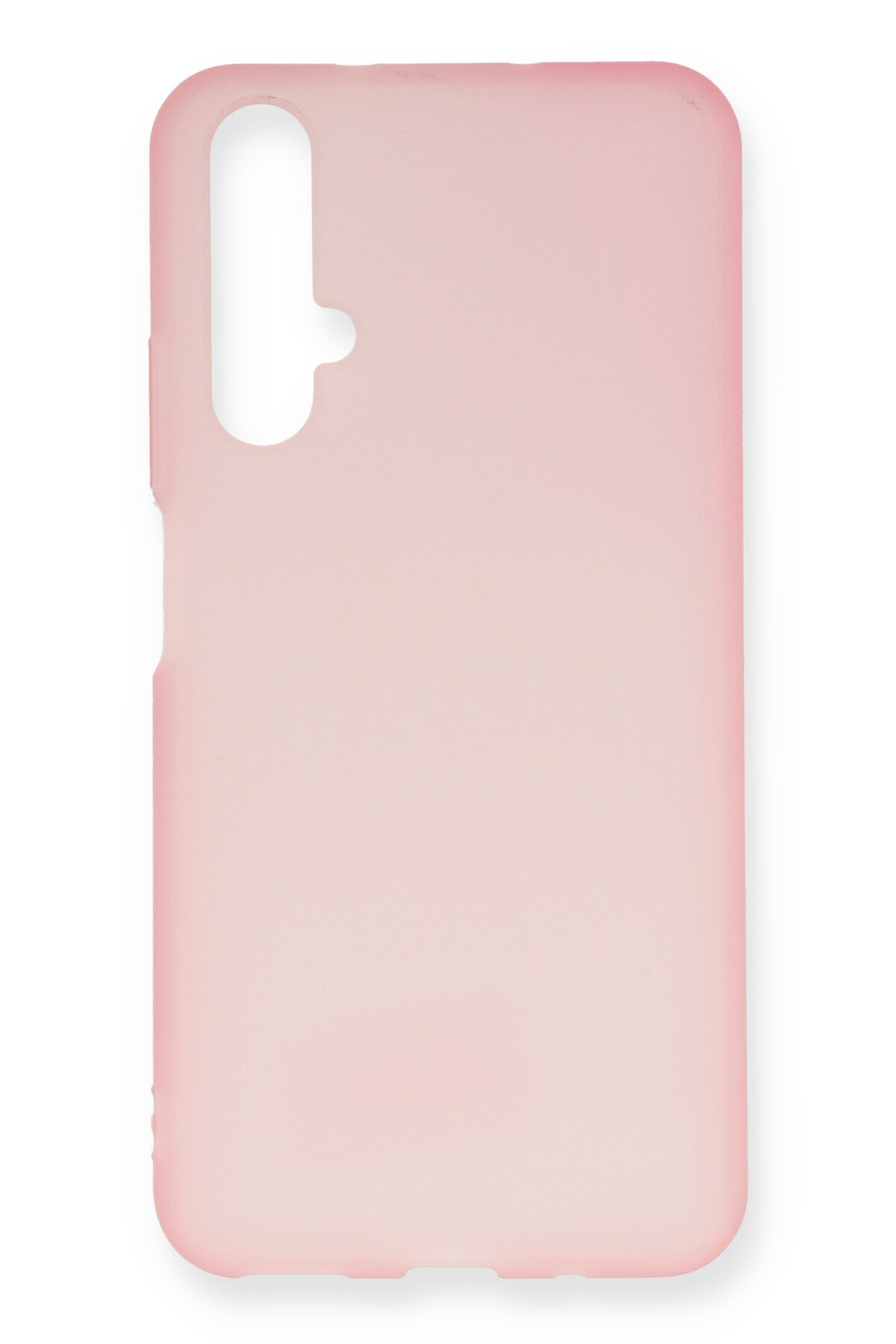 Newface Huawei Nova 5T Kılıf Nano içi Kadife Silikon - Sarı