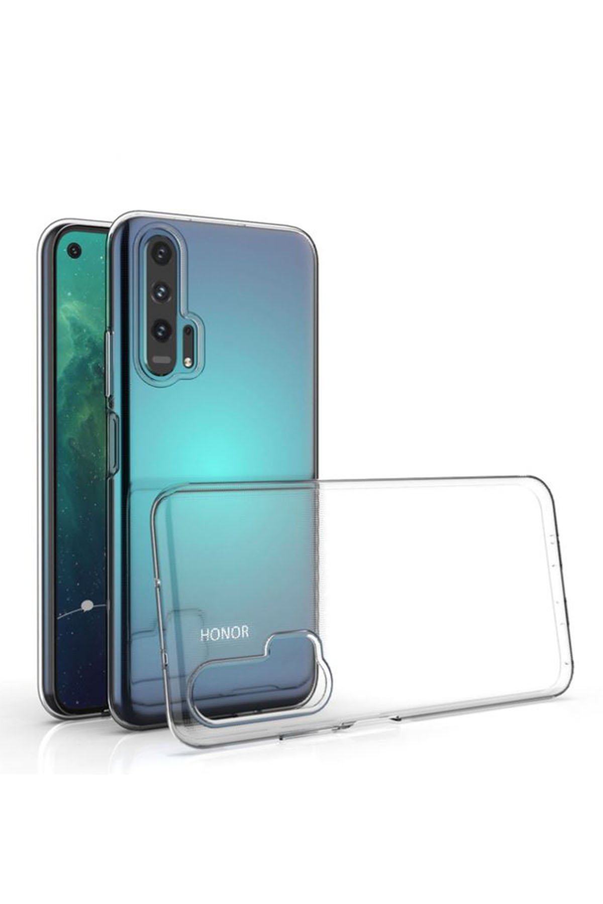 Newface Huawei Nova 5T Kılıf Nano içi Kadife  Silikon - Sarı