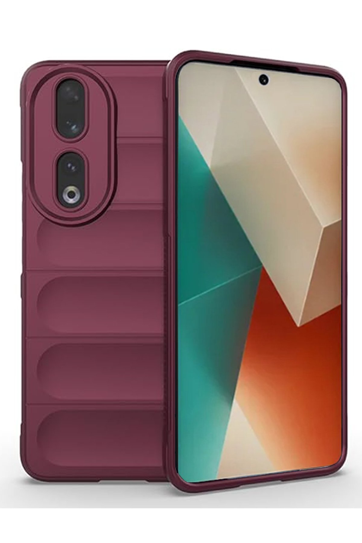 Newface Huawei Honor 90 Kılıf Optimum Silikon - Bordo
