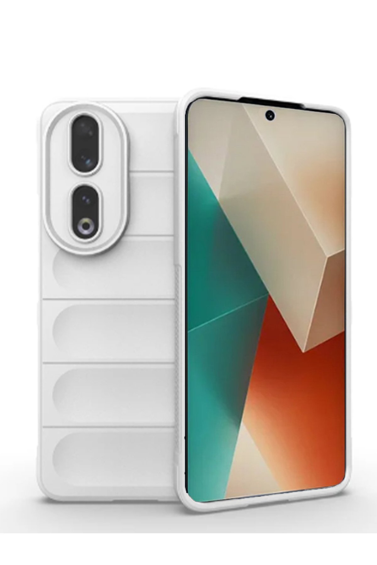 Newface Huawei Honor 90 Kılıf Optimum Silikon - Krem