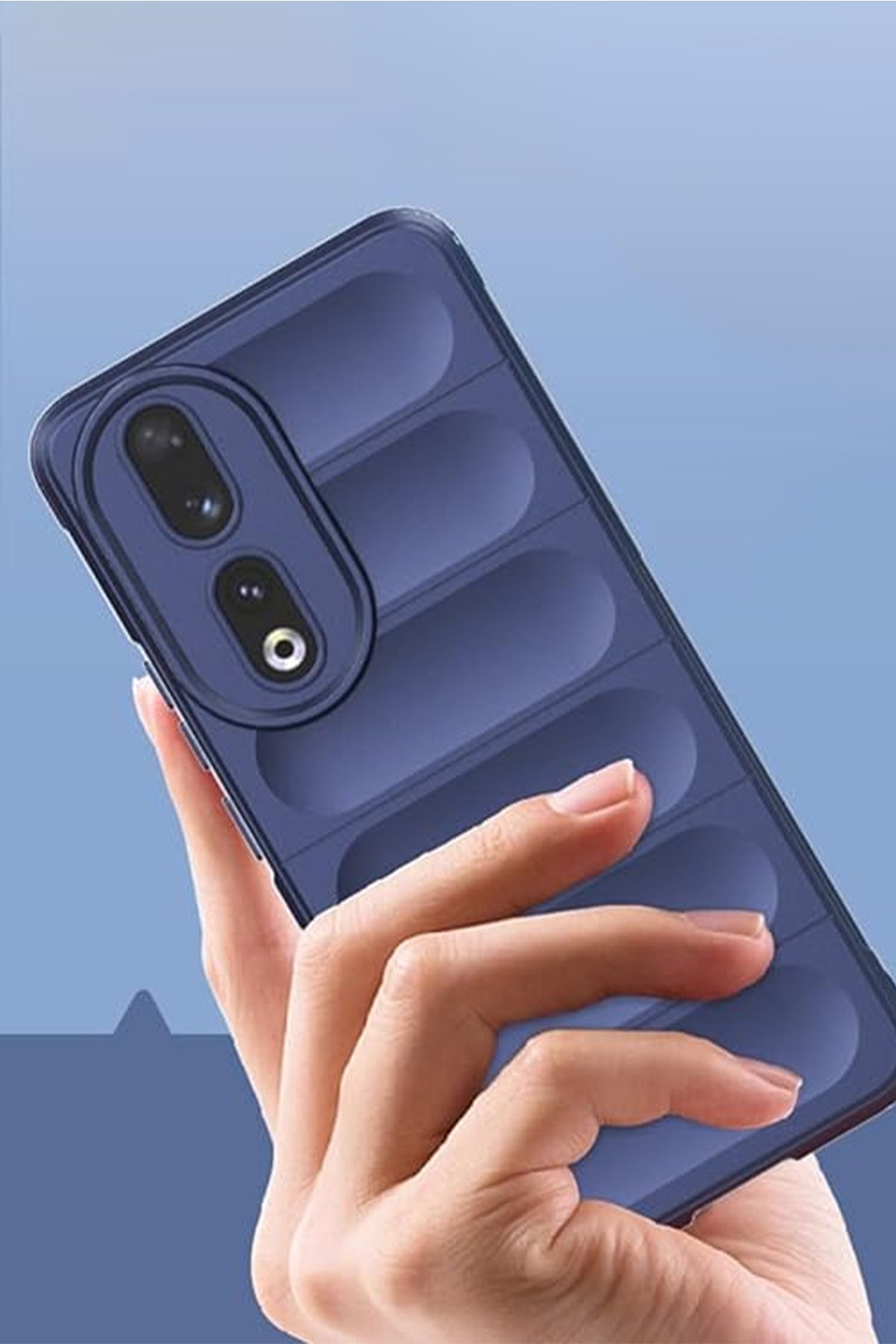 Newface Huawei Honor 90 Kılıf Optimum Silikon - Sky Blue