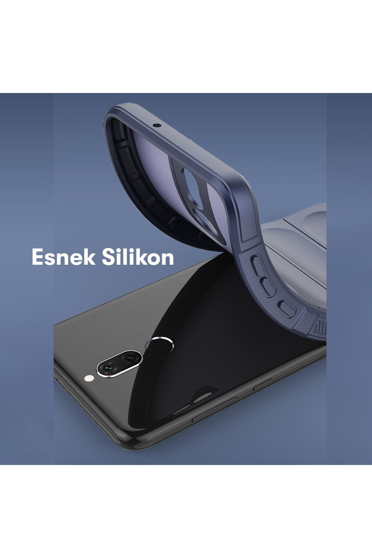 Newface Huawei Mate 10 Lite Kılıf Volet Silikon - Açık Yeşil