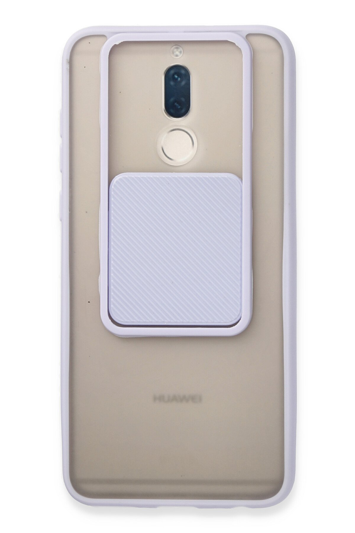 Newface Huawei Mate 10 Lite Kılıf Volet Silikon - Beyaz