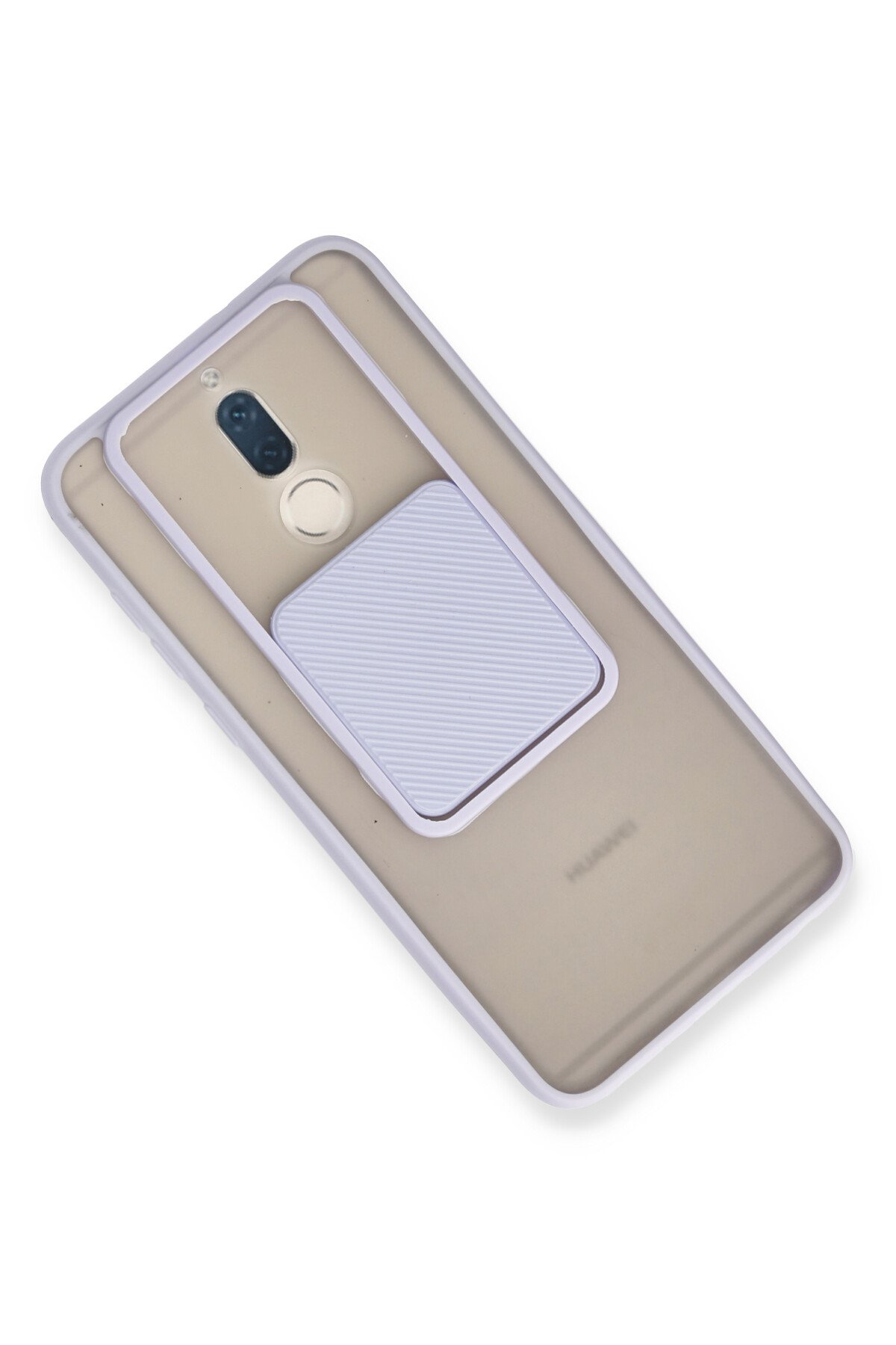 Newface Huawei Mate 10 Lite Kılıf Volet Silikon - Beyaz