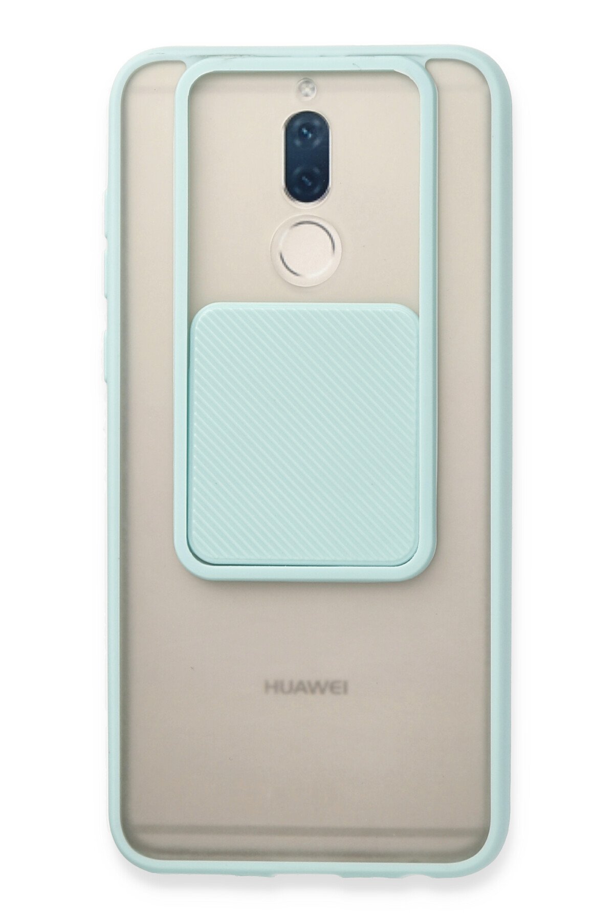 Newface Huawei Mate 10 Lite Kılıf Nano içi Kadife  Silikon - Turuncu