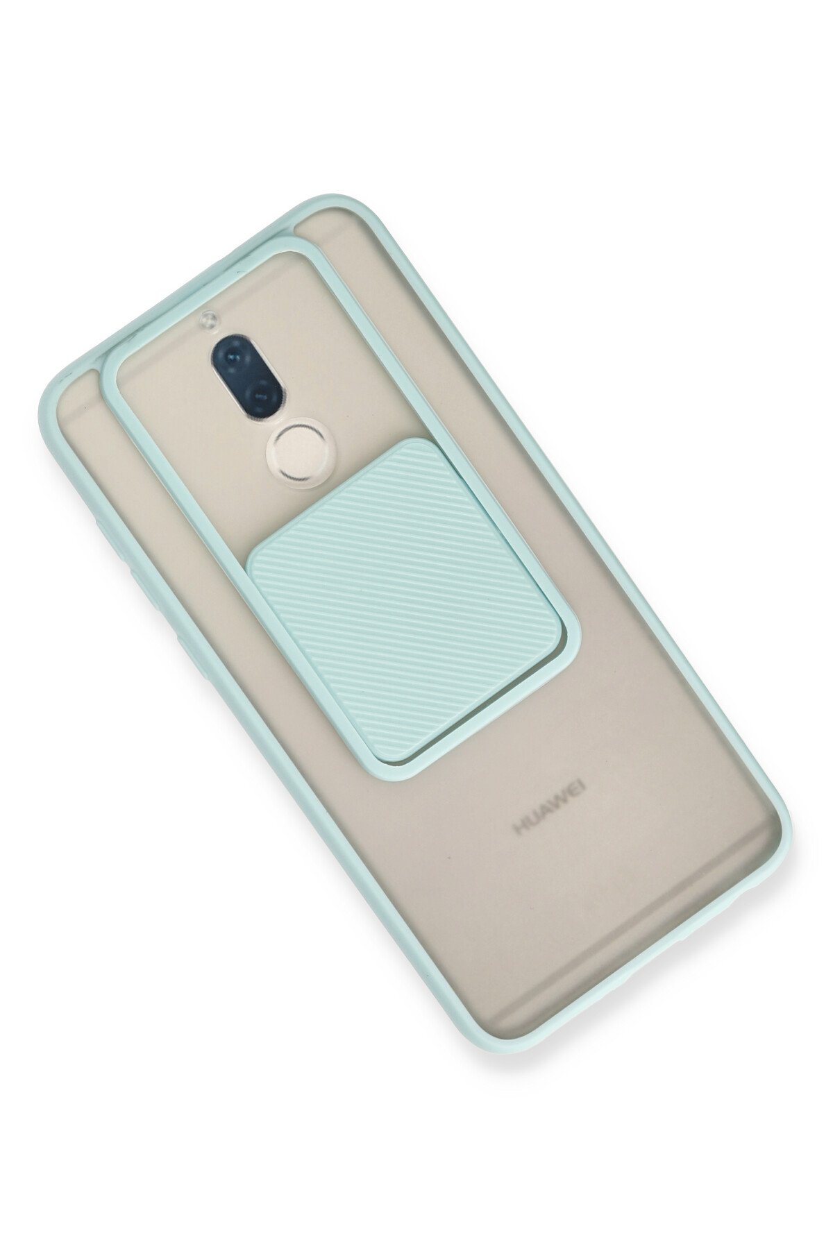 Newface Huawei Mate 10 Lite Kılıf Nano içi Kadife  Silikon - Turuncu