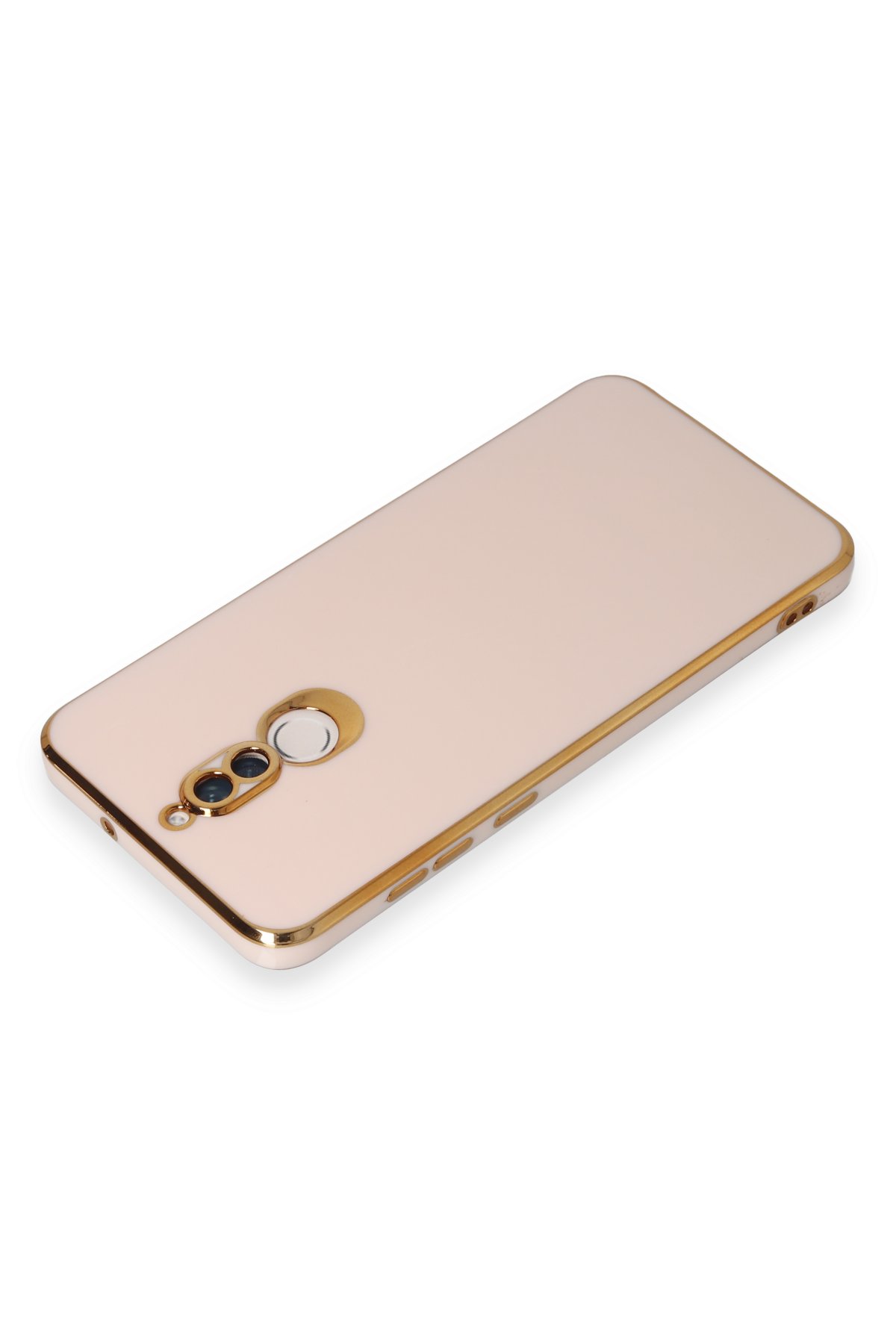 Newface Huawei Mate 10 Lite Kılıf Nano içi Kadife Silikon - Lacivert