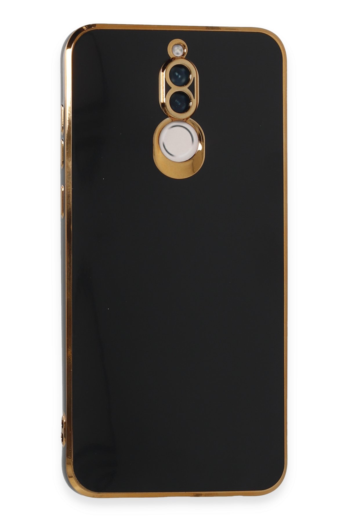 Newface Huawei Mate 10 Lite Kılıf Palm Buzlu Kamera Sürgülü Silikon - Siyah