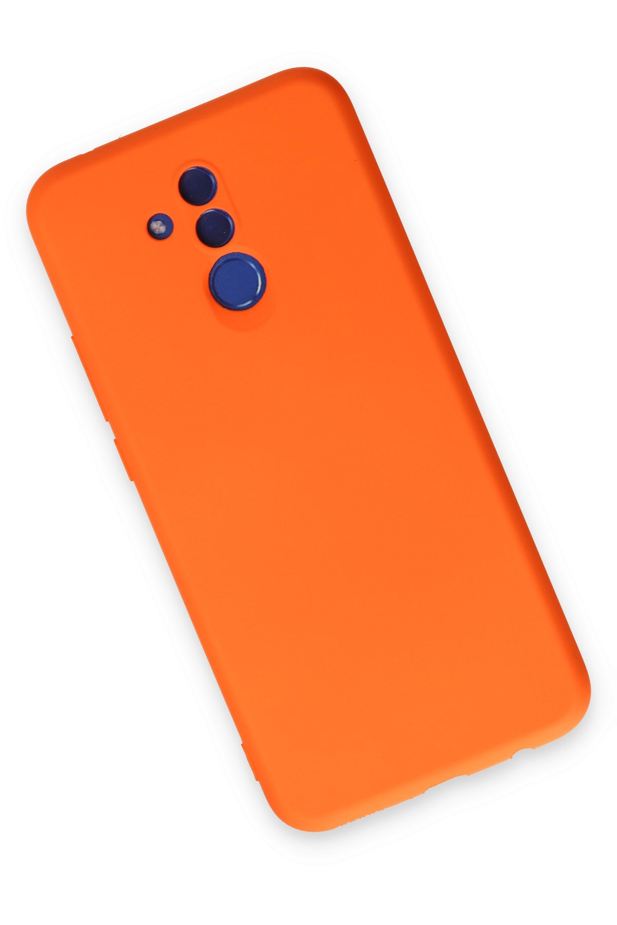 Newface Huawei Mate 20 Lite Kılıf Nano içi Kadife Silikon - Mavi