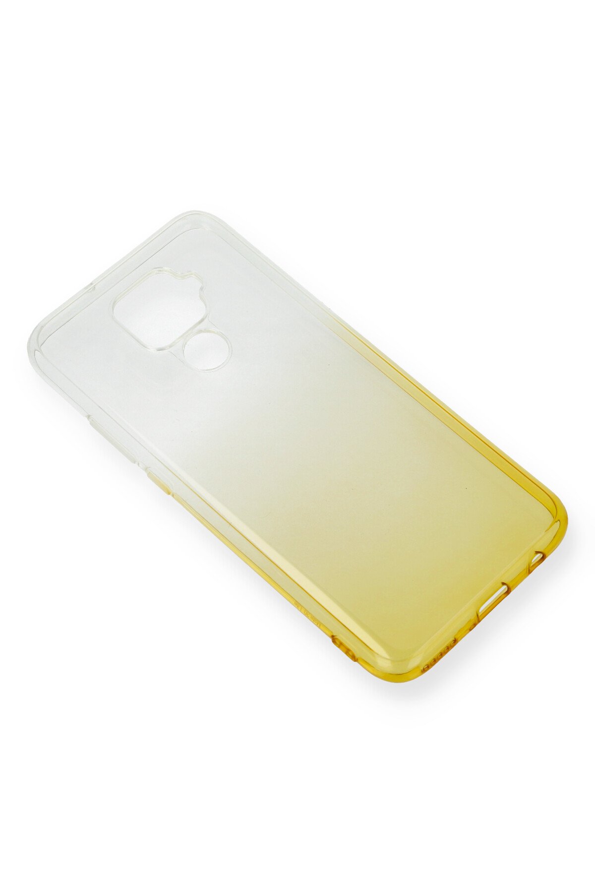 Newface Huawei Mate 30 Lite Kılıf Viktor Yüzüklü Silikon - Turuncu