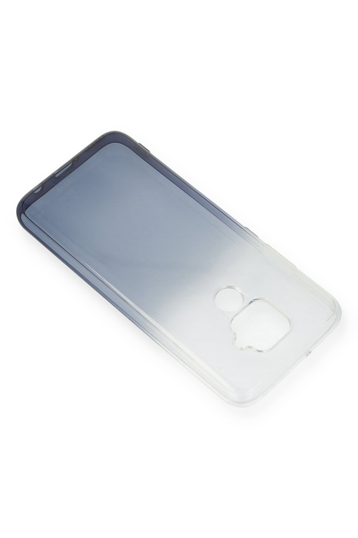 Newface Huawei Mate 30 Lite Kılıf Viktor Yüzüklü Silikon - Turuncu