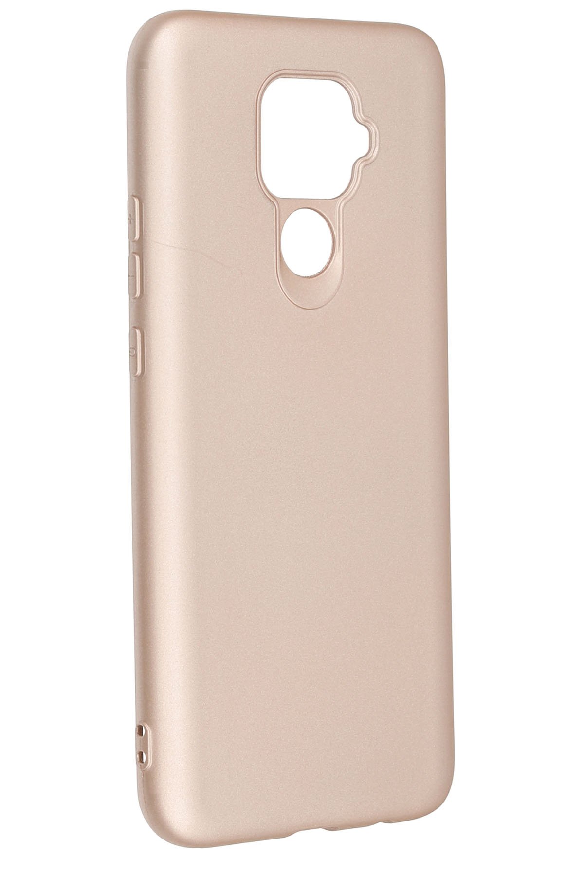Newface Huawei Mate 30 Lite Kılıf Viktor Yüzüklü Silikon - Turuncu