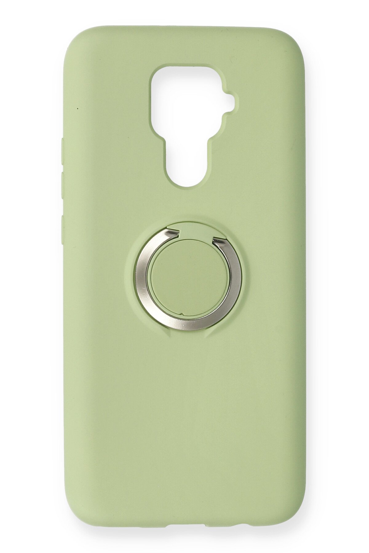 Newface Huawei Mate 30 Lite Kılıf Viktor Yüzüklü Silikon - Kırmızı