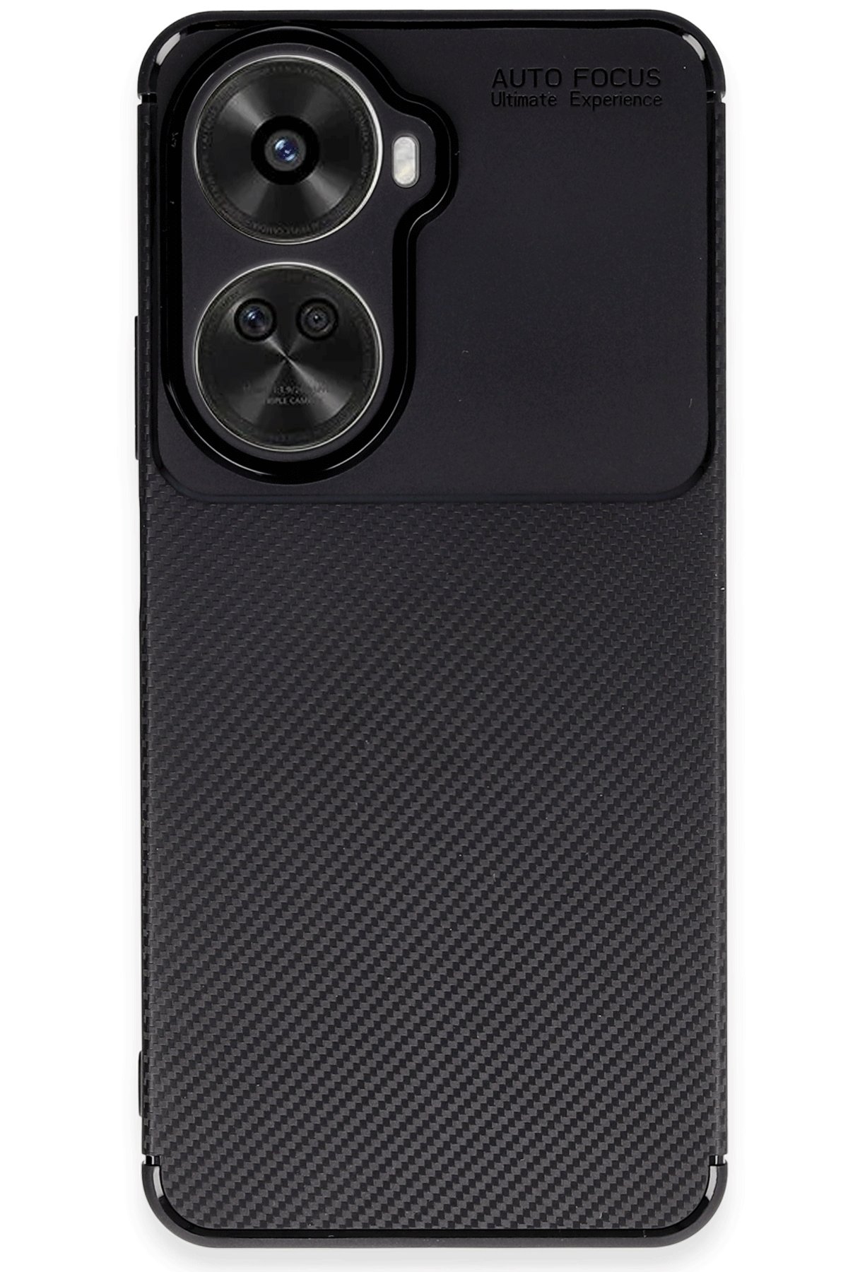 Newface Huawei Nova 12 SE Kılıf Auto Focus Karbon Kapak - Koyu Yeşil