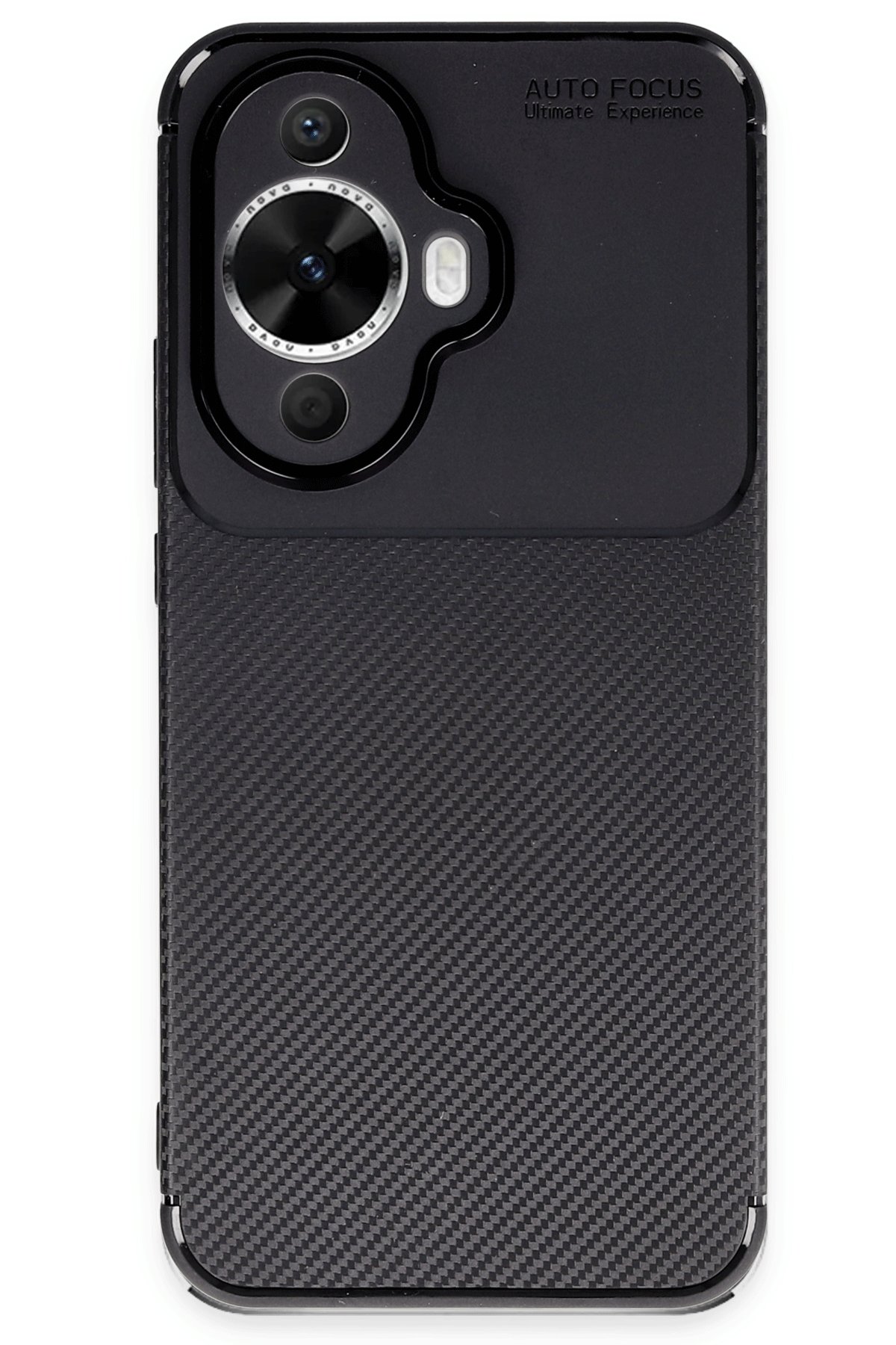 Newface Huawei Nova 12S Kılıf Auto Focus Karbon Kapak - Koyu Yeşil