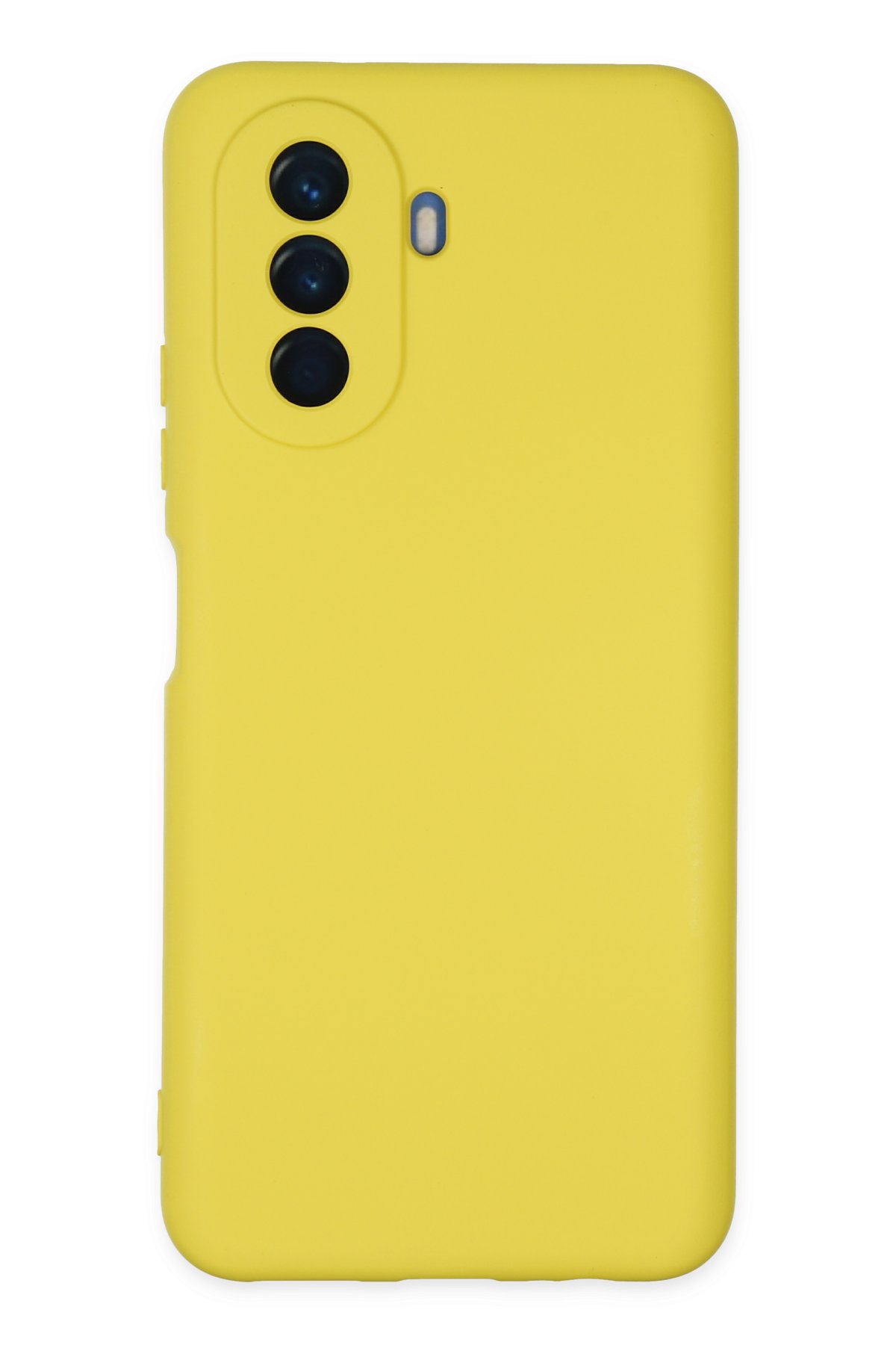 Newface Huawei Nova Y70 Kılıf Nano içi Kadife Silikon - Siyah