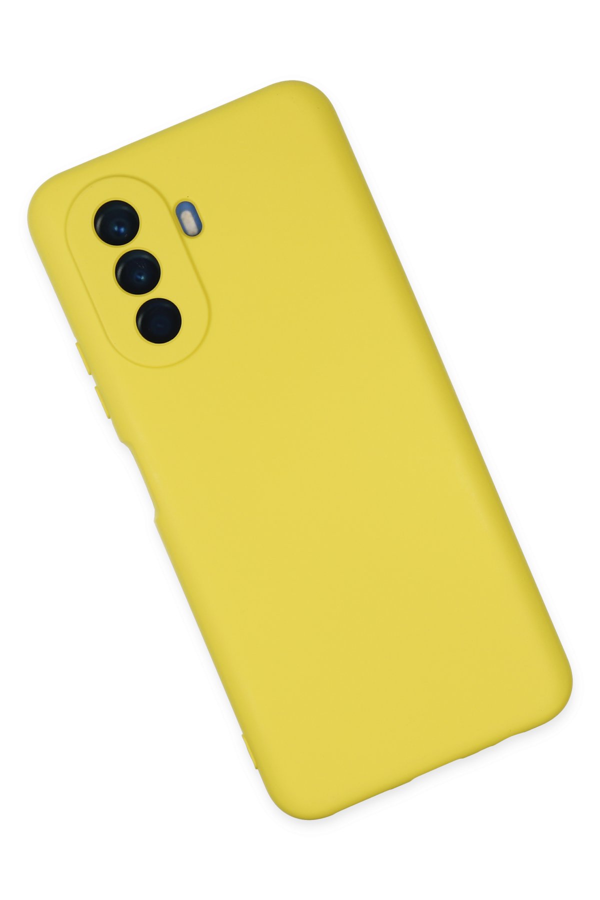 Newface Huawei Nova Y70 Kılıf Nano içi Kadife Silikon - Siyah