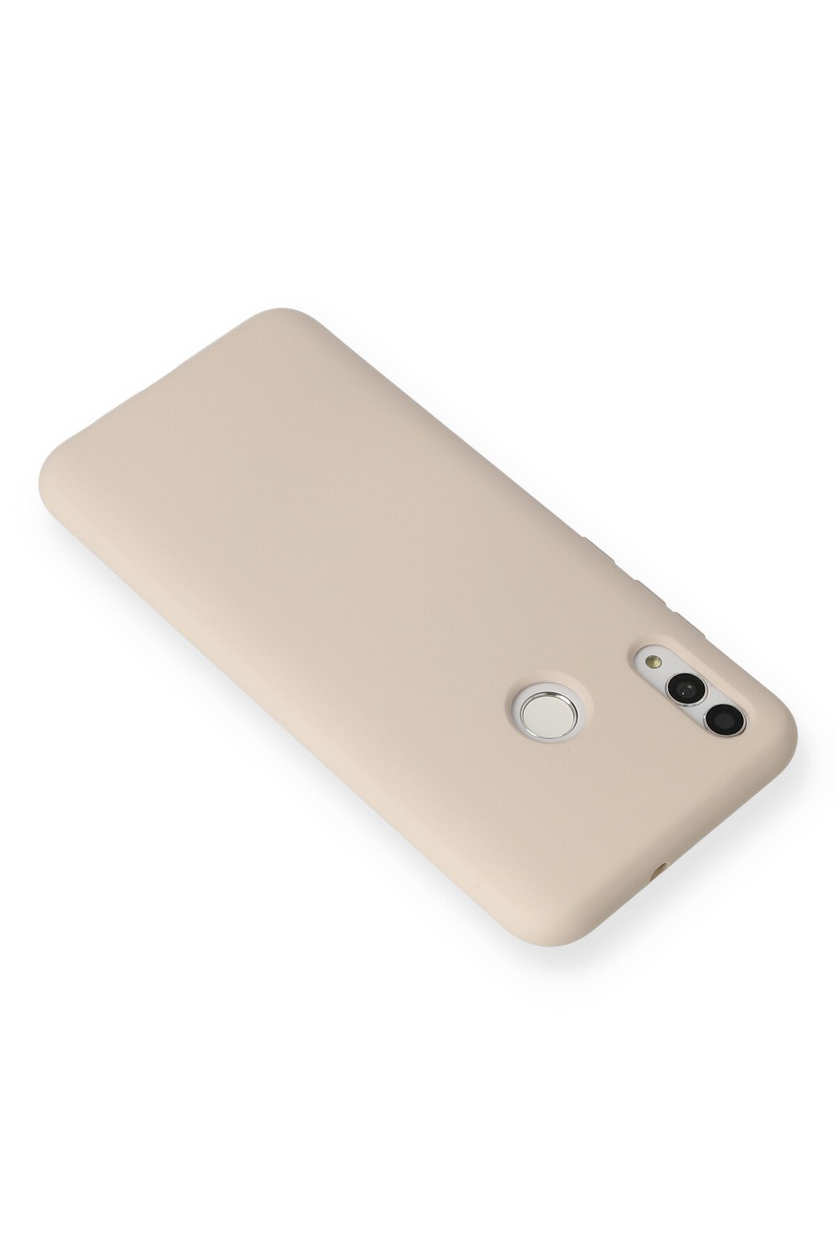 Newface Huawei P Smart 2019 Kılıf Nano içi Kadife Silikon - Turuncu