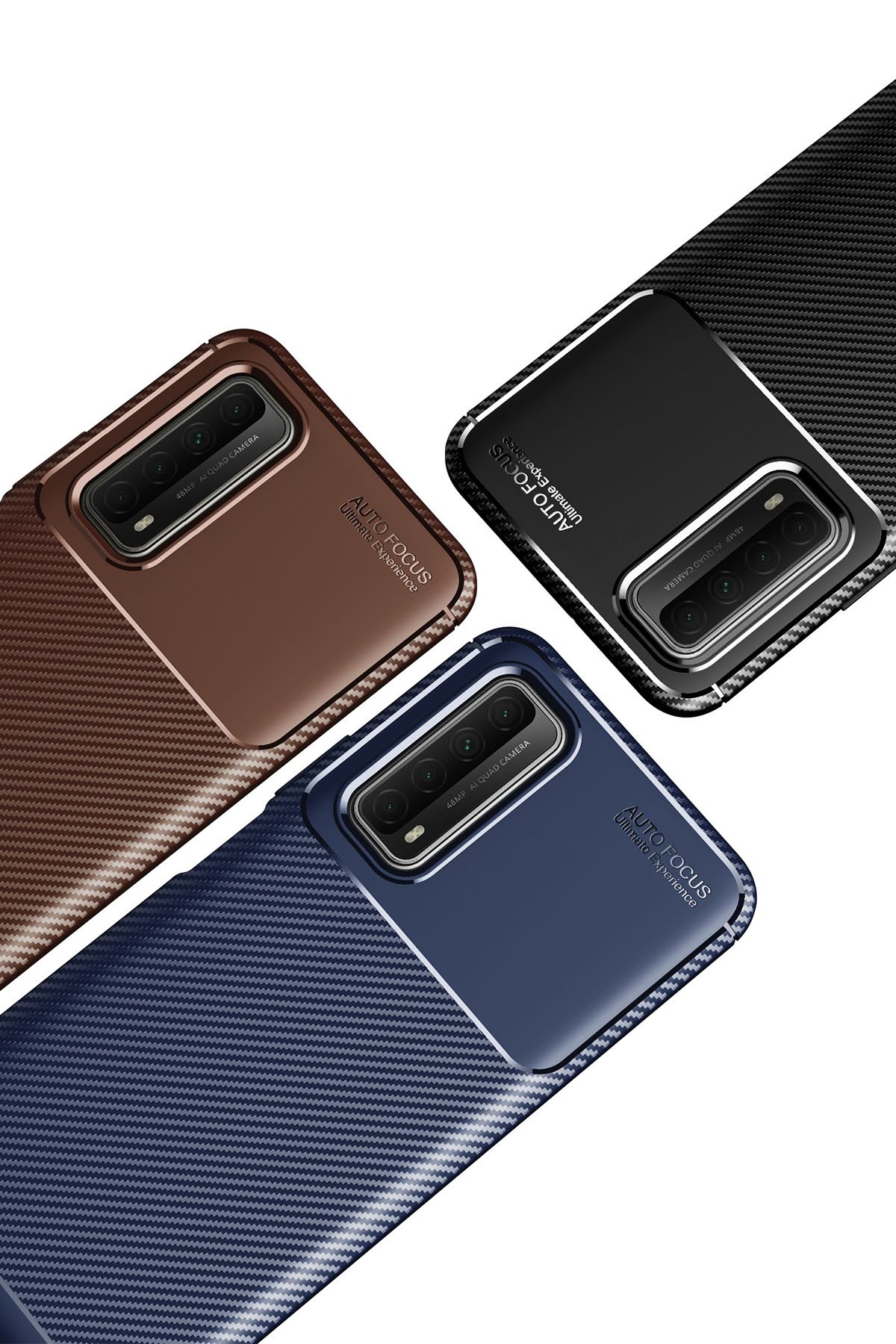 Newface Huawei P Smart 2021 Kılıf Platin Silikon - Siyah