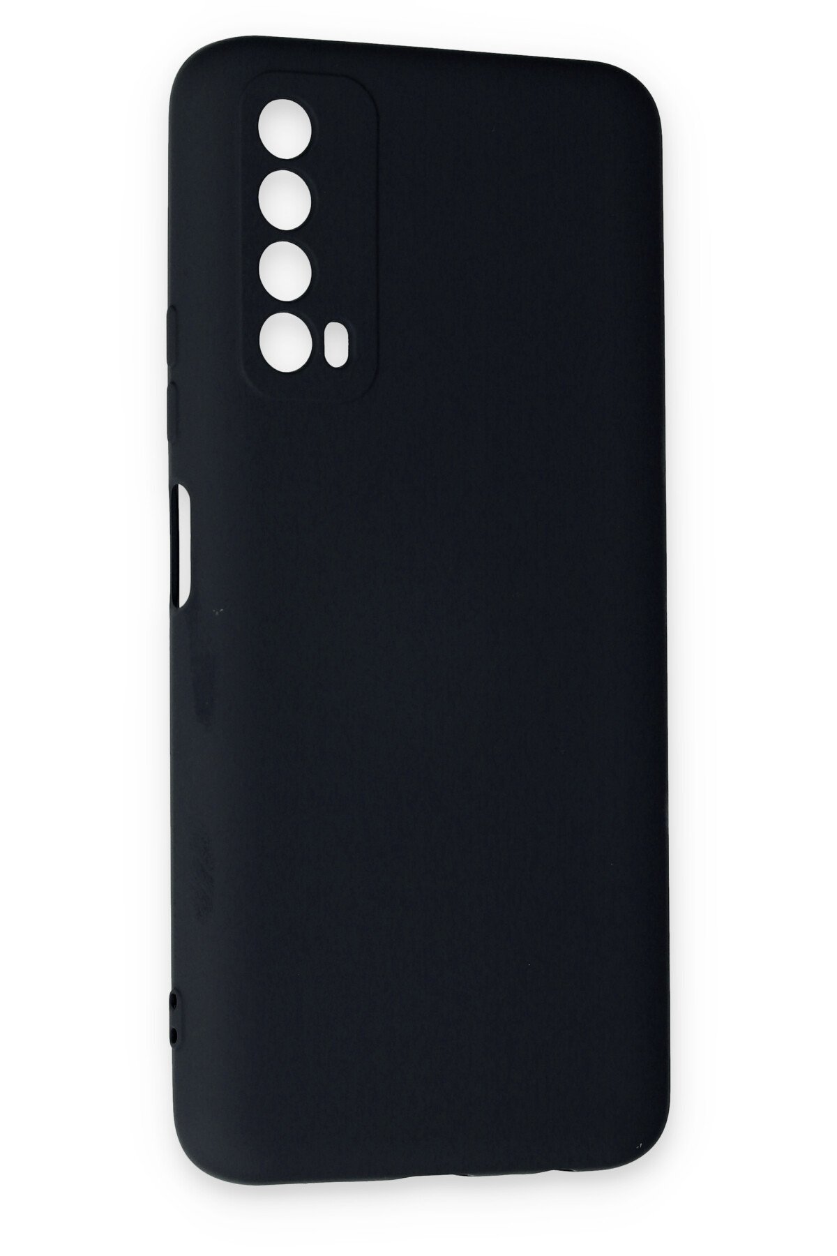 Newface Huawei P Smart 2021 Kılıf Gros Yüzüklü Silikon - Siyah