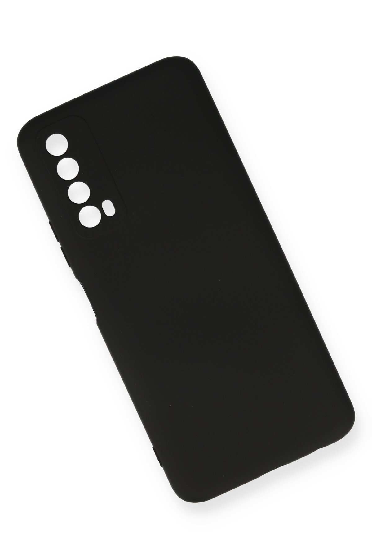 Newface Huawei P Smart 2021 Kılıf Zegna Yüzüklü Silikon Kapak - Siyah