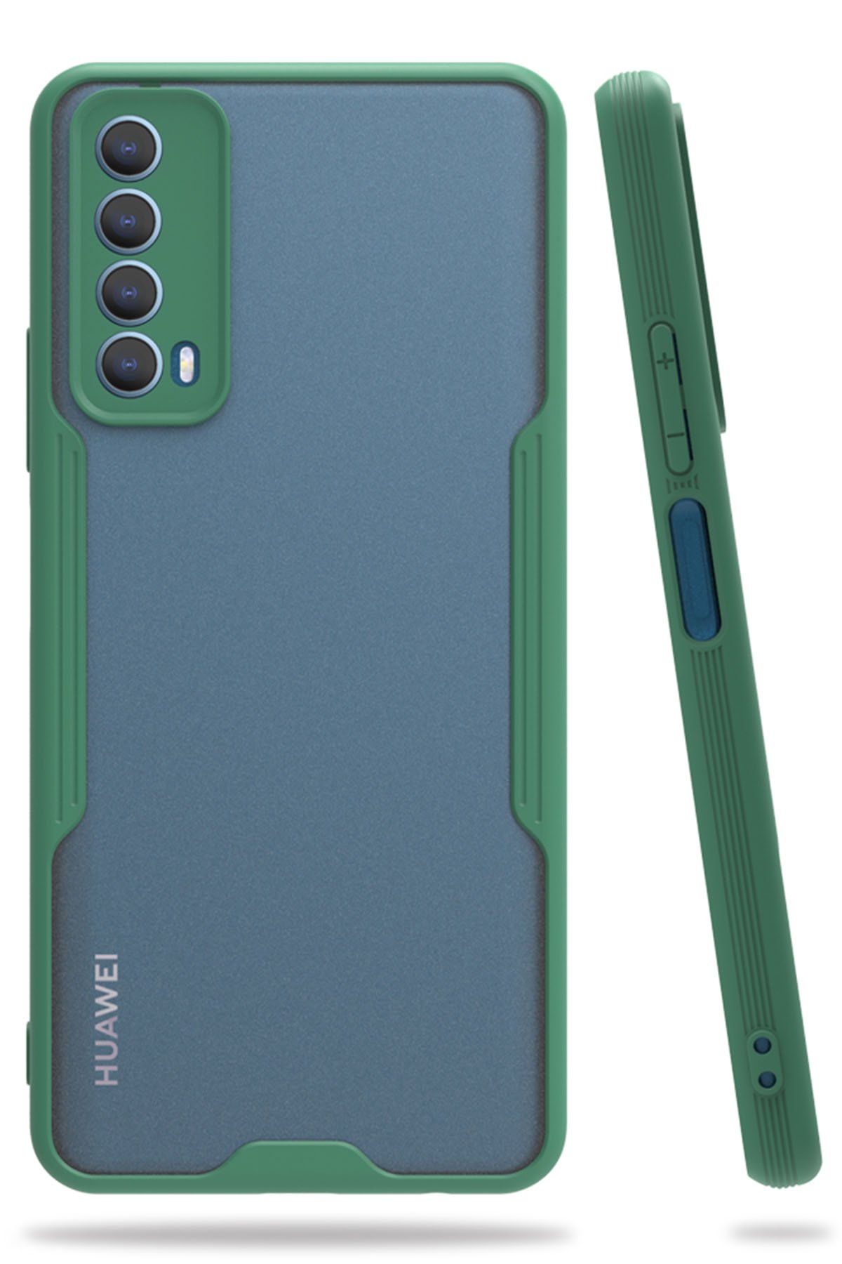 Newface Huawei P Smart 2021 Kılıf Lüx Şeffaf Silikon - Şeffaf