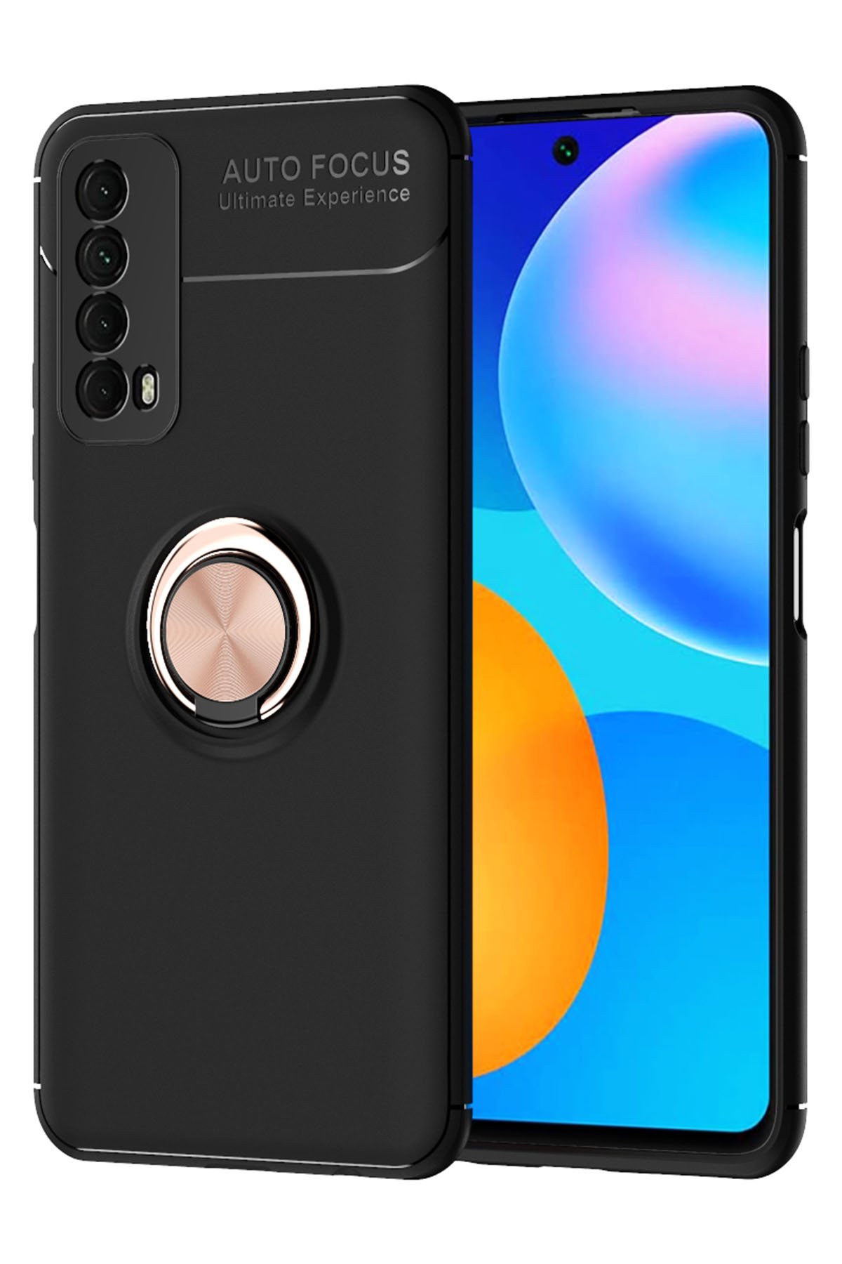 Newface Huawei P Smart 2021 Kılıf Auto Focus Kapak - Lacivert