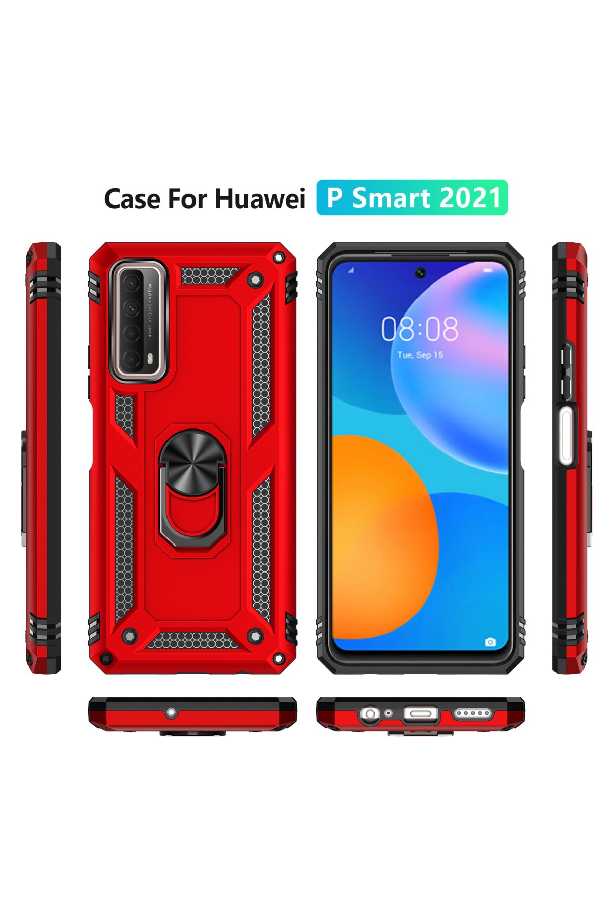 Newface Huawei P Smart 2021 Kılıf Platin Silikon - Yeşil