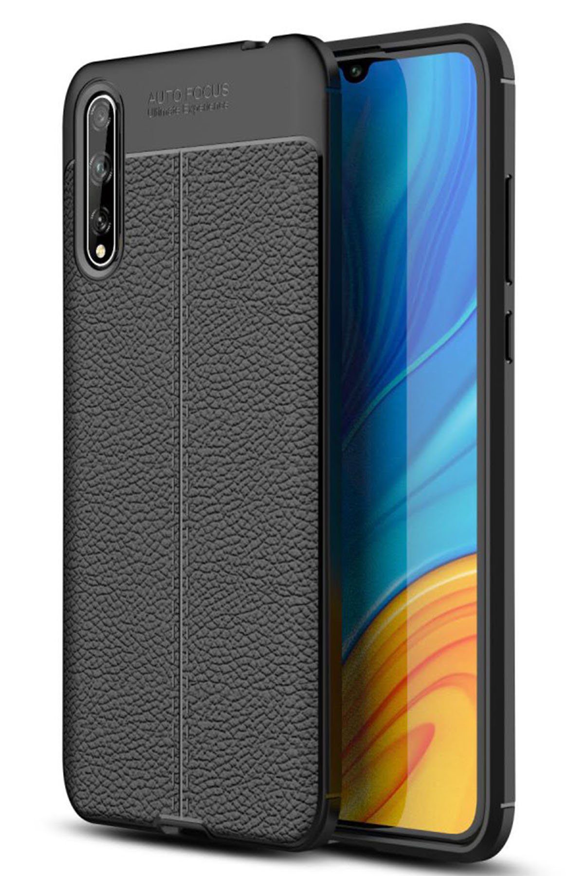 Newface Huawei P Smart S Kılıf Viktor Yüzüklü Silikon - Pembe