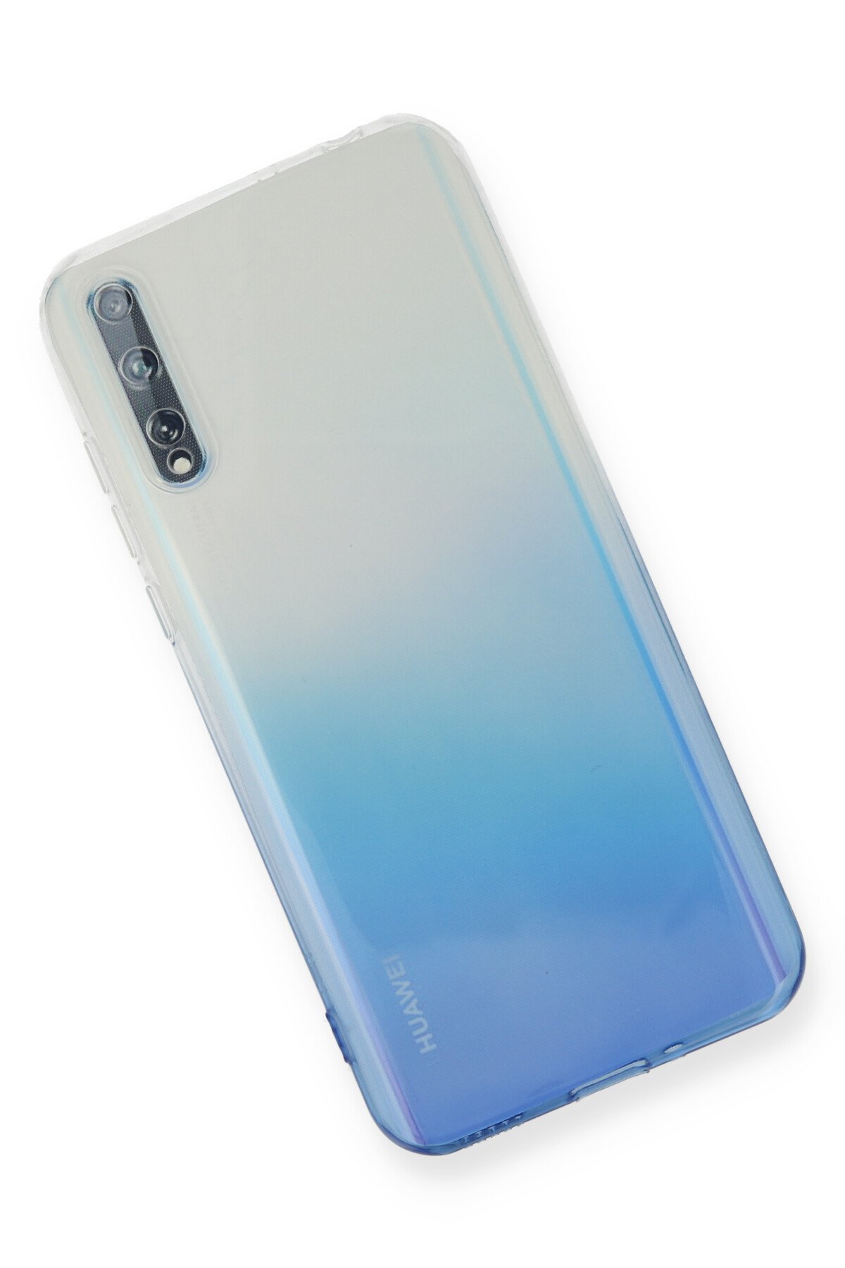 Newface Huawei P Smart S Kılıf First Silikon - Bordo