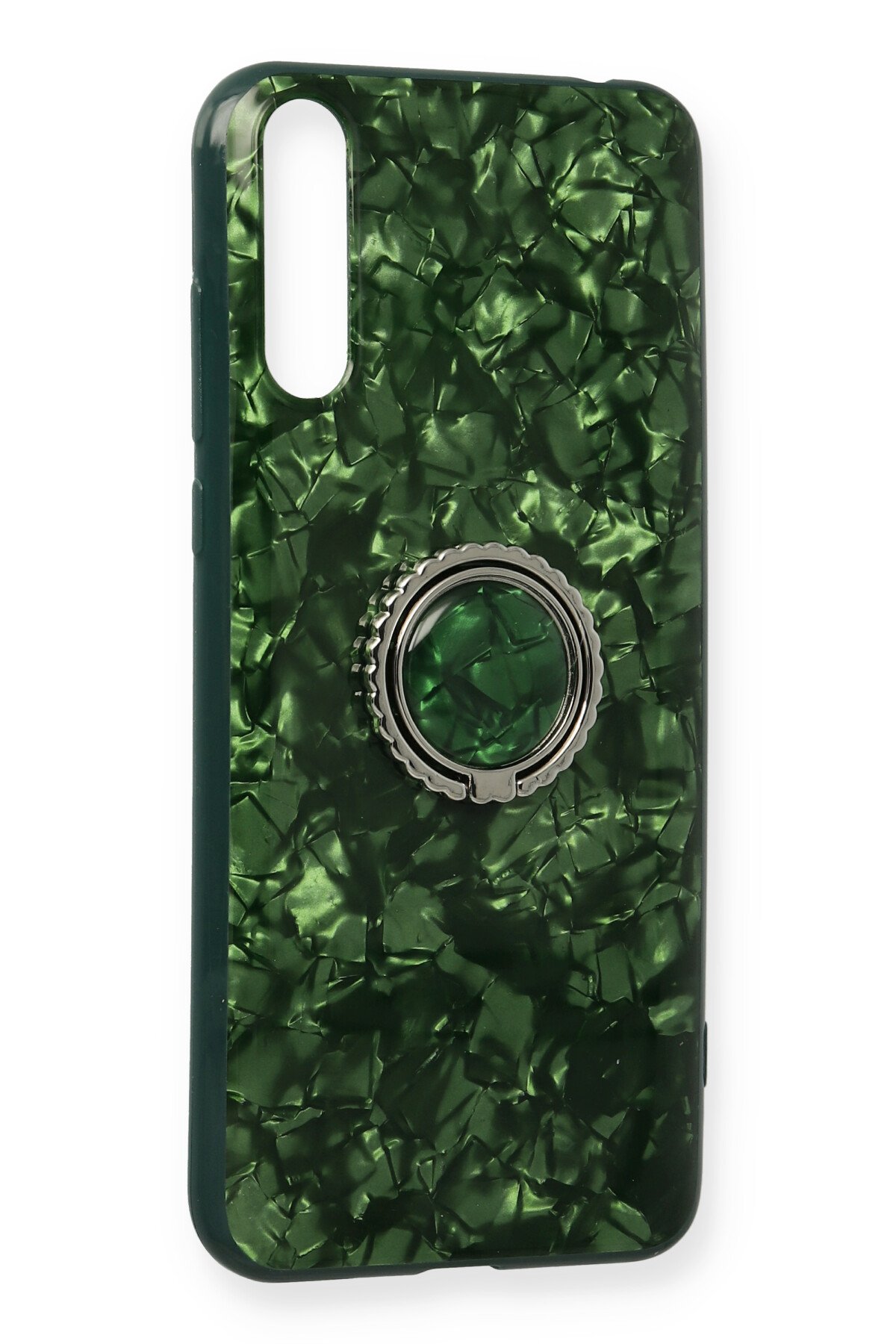 Newface Huawei P Smart S Kılıf Tank Silikon Kapak - Gümüş