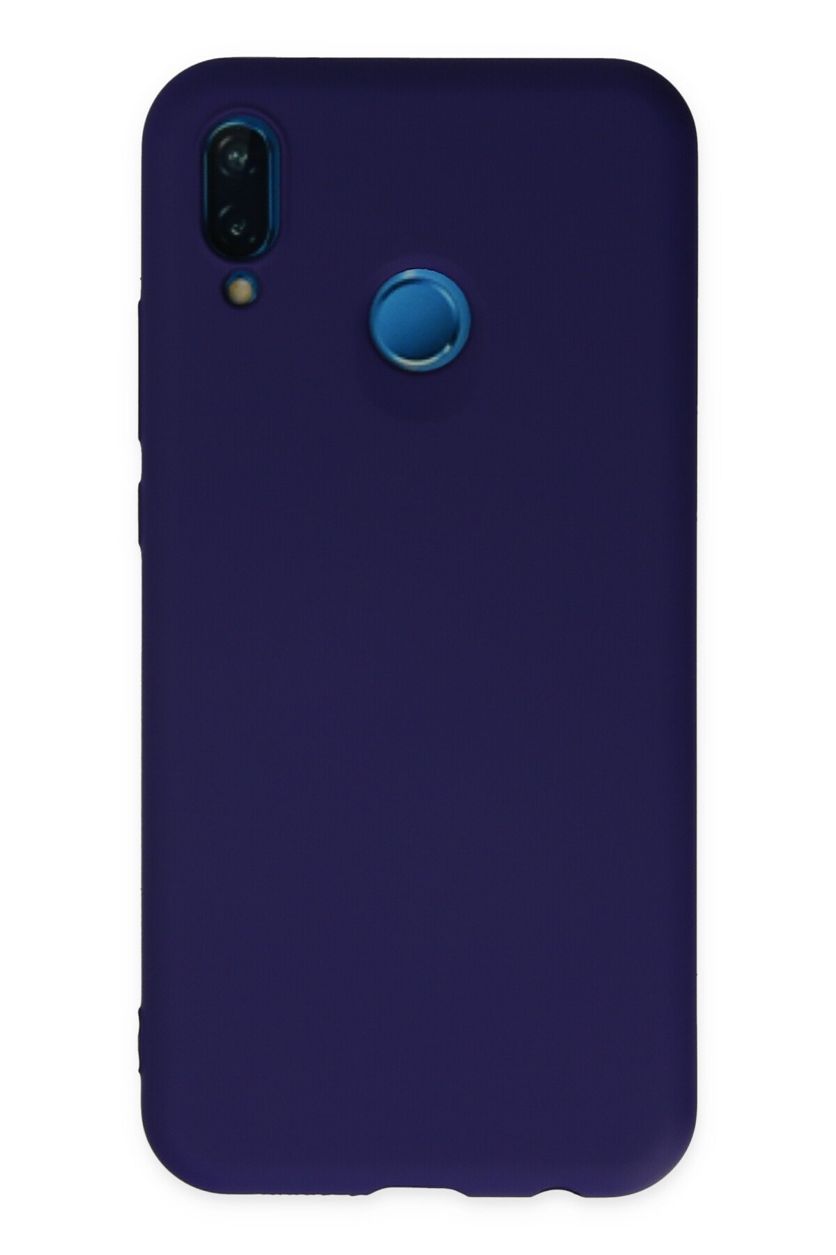 Newface Huawei P20 Lite Kılıf Nano içi Kadife Silikon - Mavi